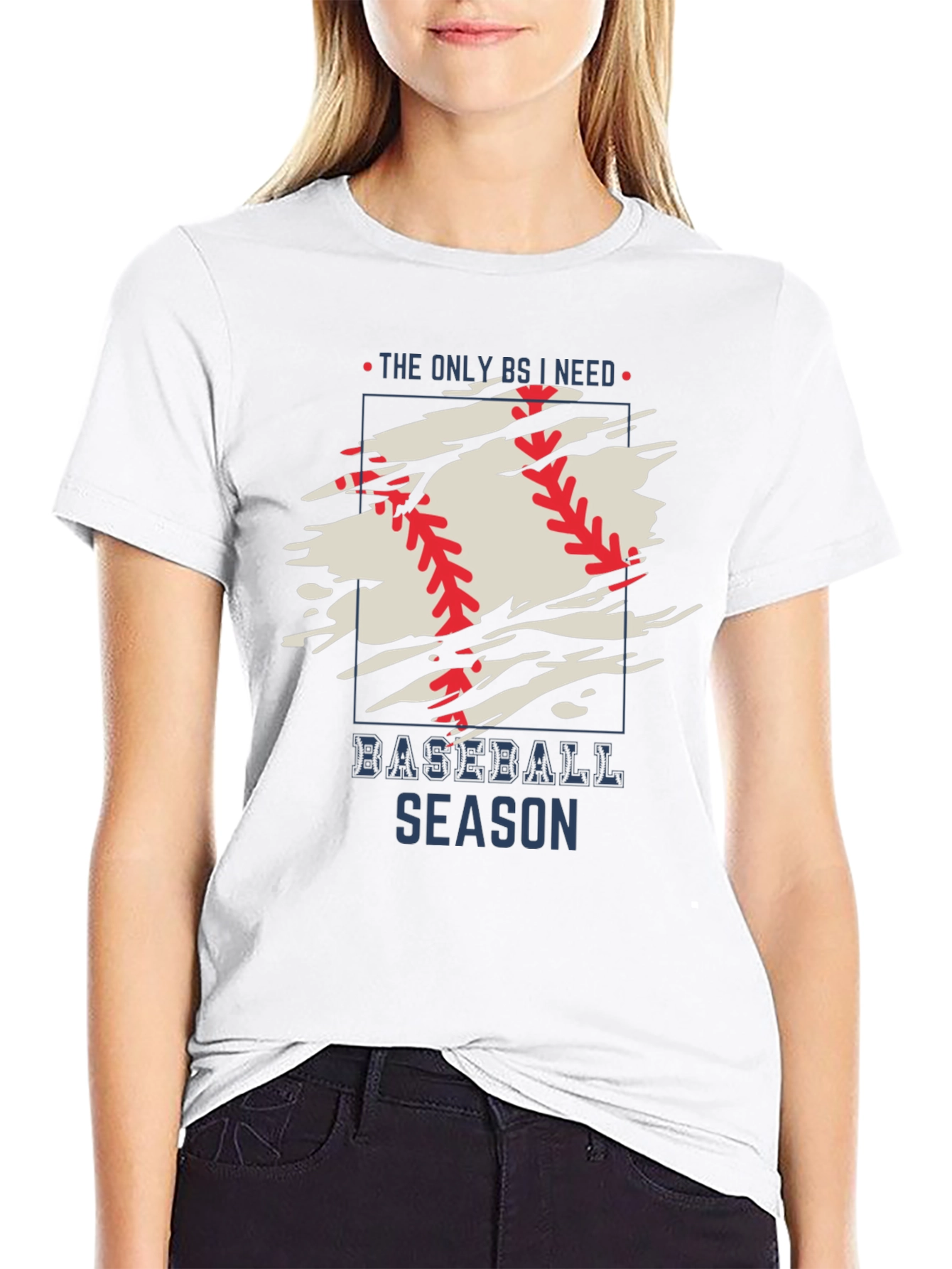 Baseball Season Graphic Tee - Mens Black T-Shirt