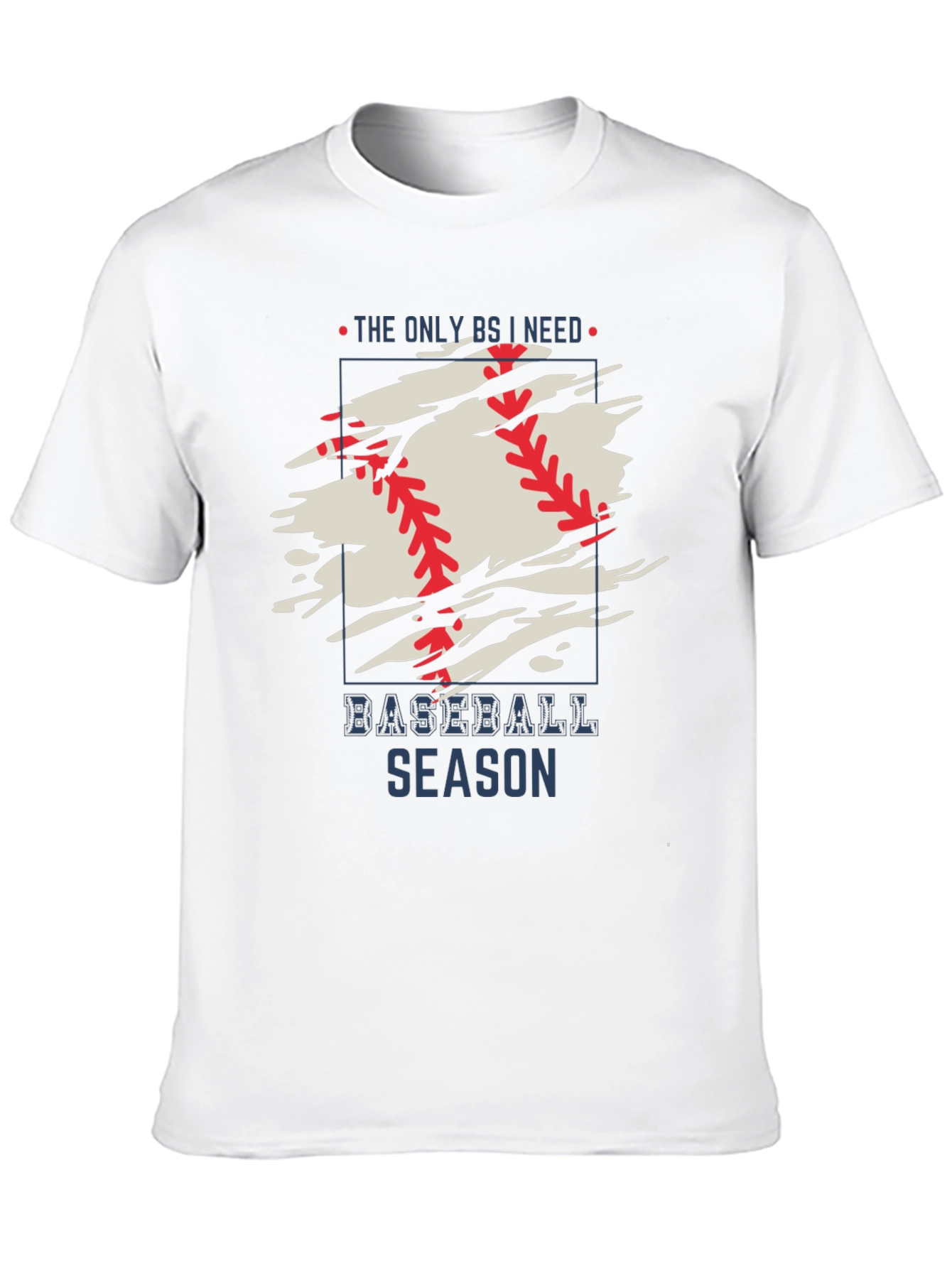 Baseball Season Graphic Tee - Mens Black T-Shirt