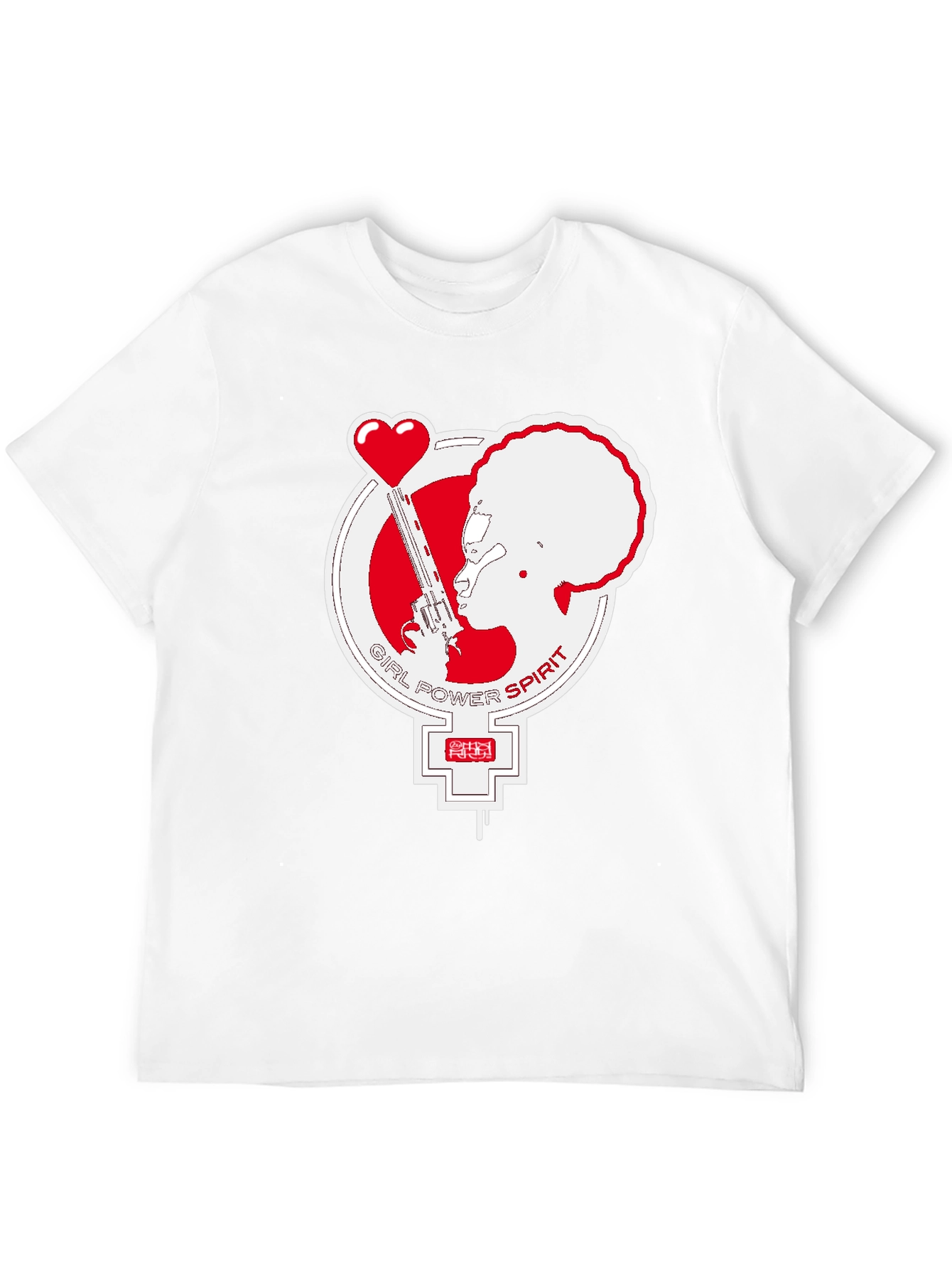 Girl Power Spirit Black T-Shirt