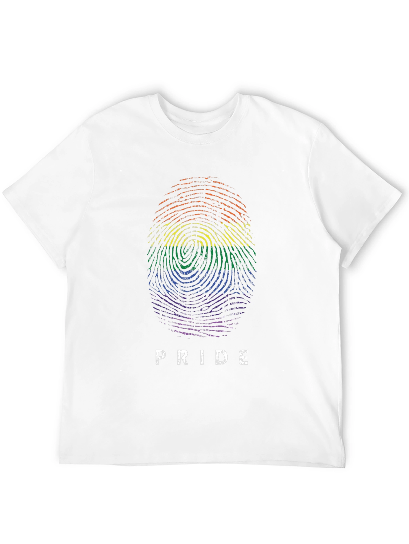 Pride Fingerprint Graphic Tee - Black