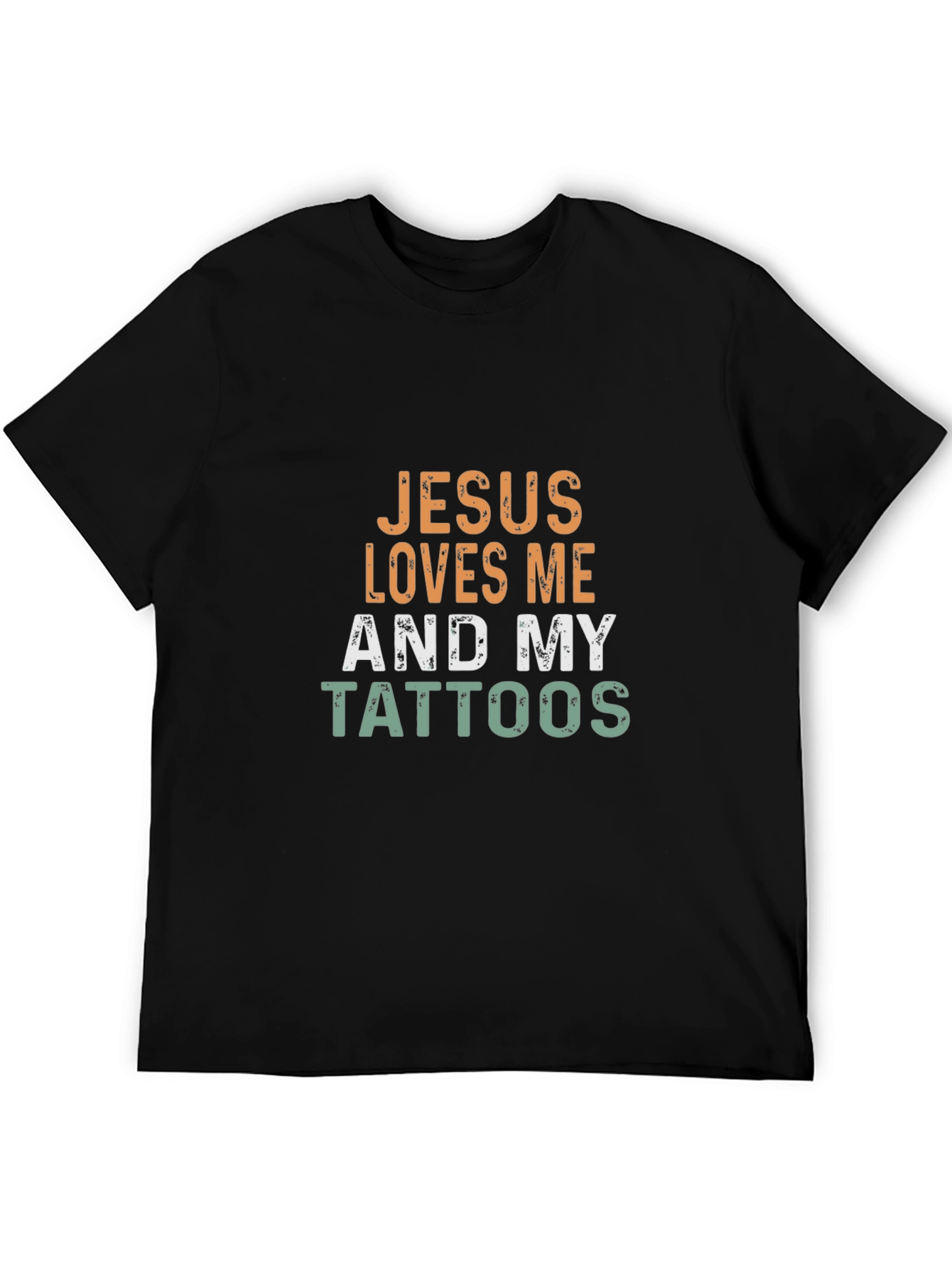 Jesus Loves Me & My Tattoos Graphic Tee