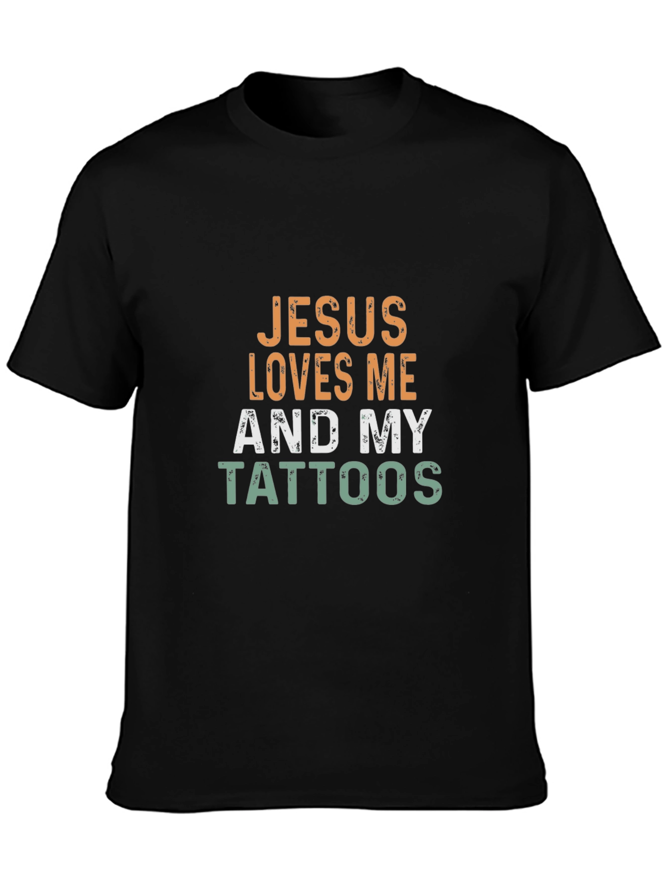 Jesus Loves Me & My Tattoos Graphic Tee