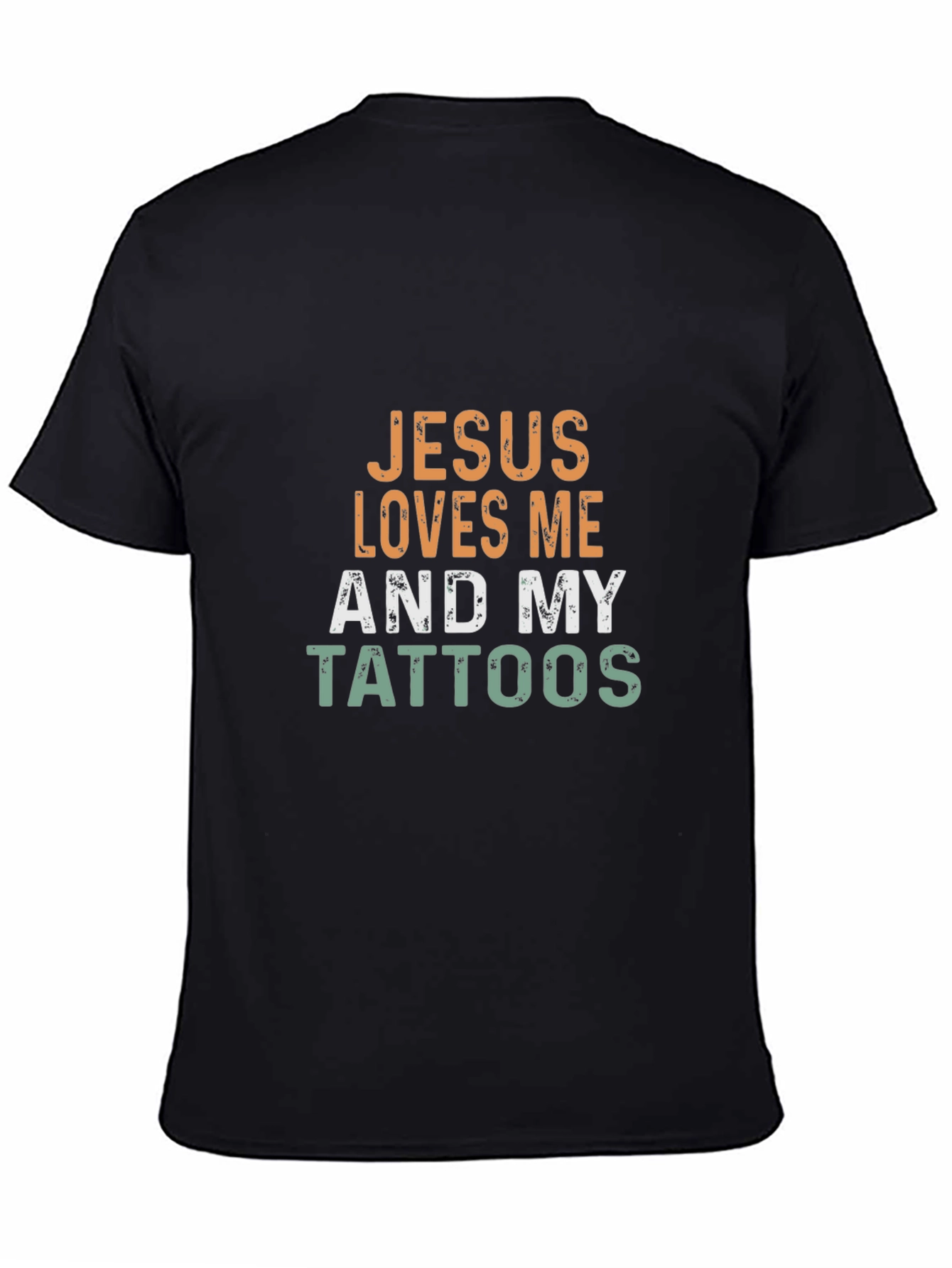 Jesus Loves Me & My Tattoos Graphic Tee