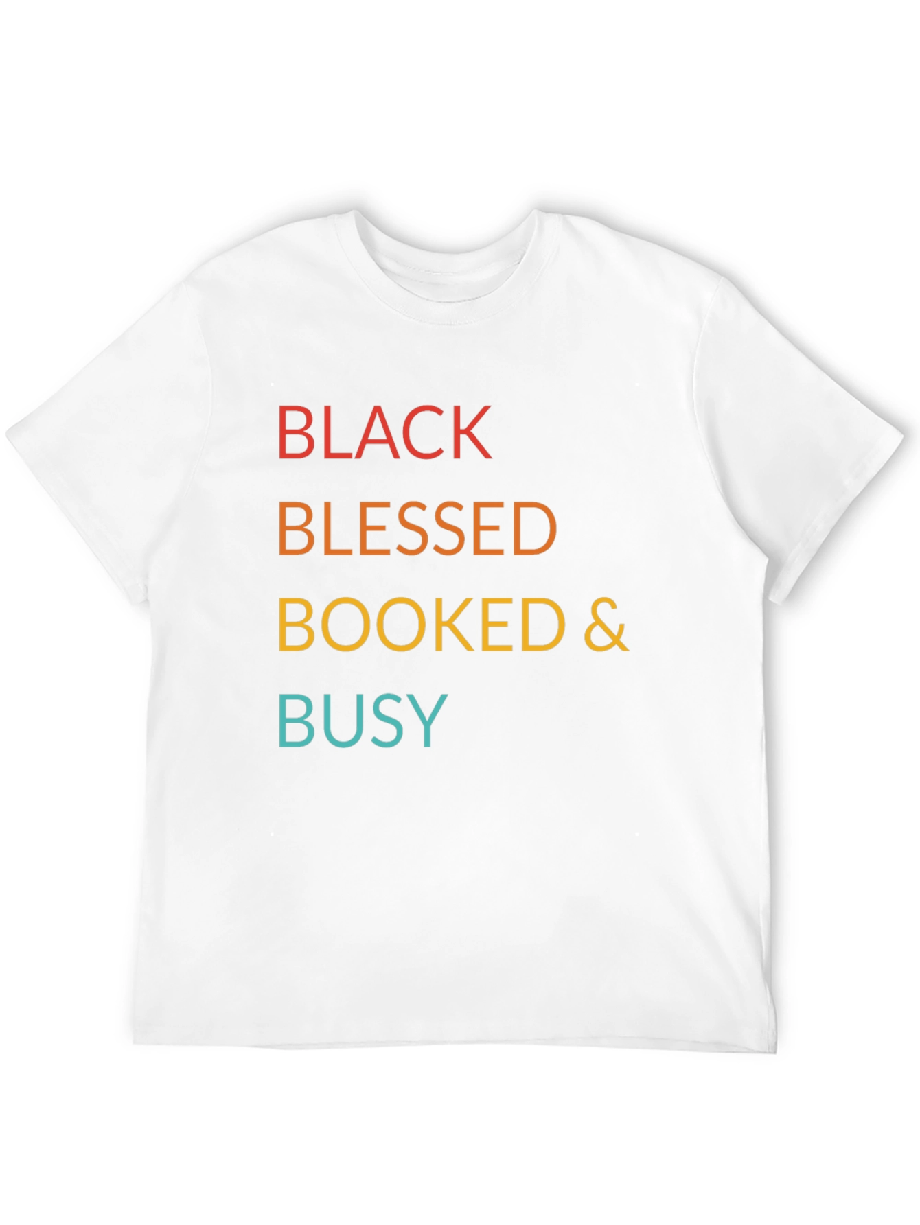 Black Blessed Booked & Busy T-Shirt