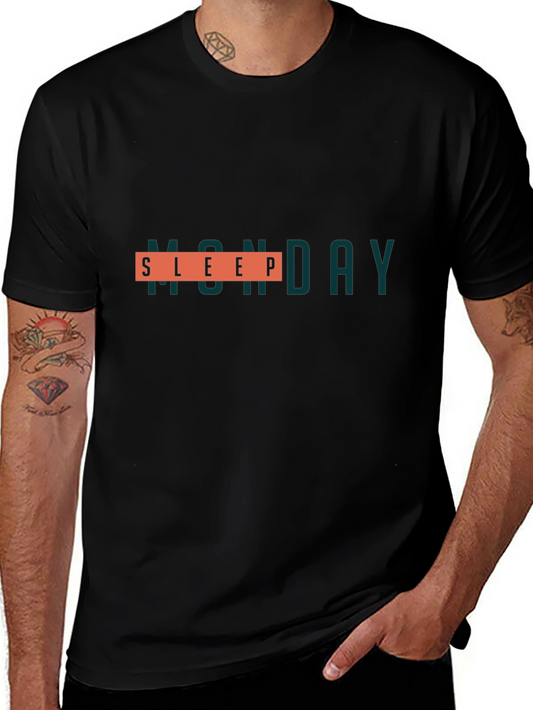 Sleep Monday Graphic T-Shirt - Relaxed Fit Everyday Wear