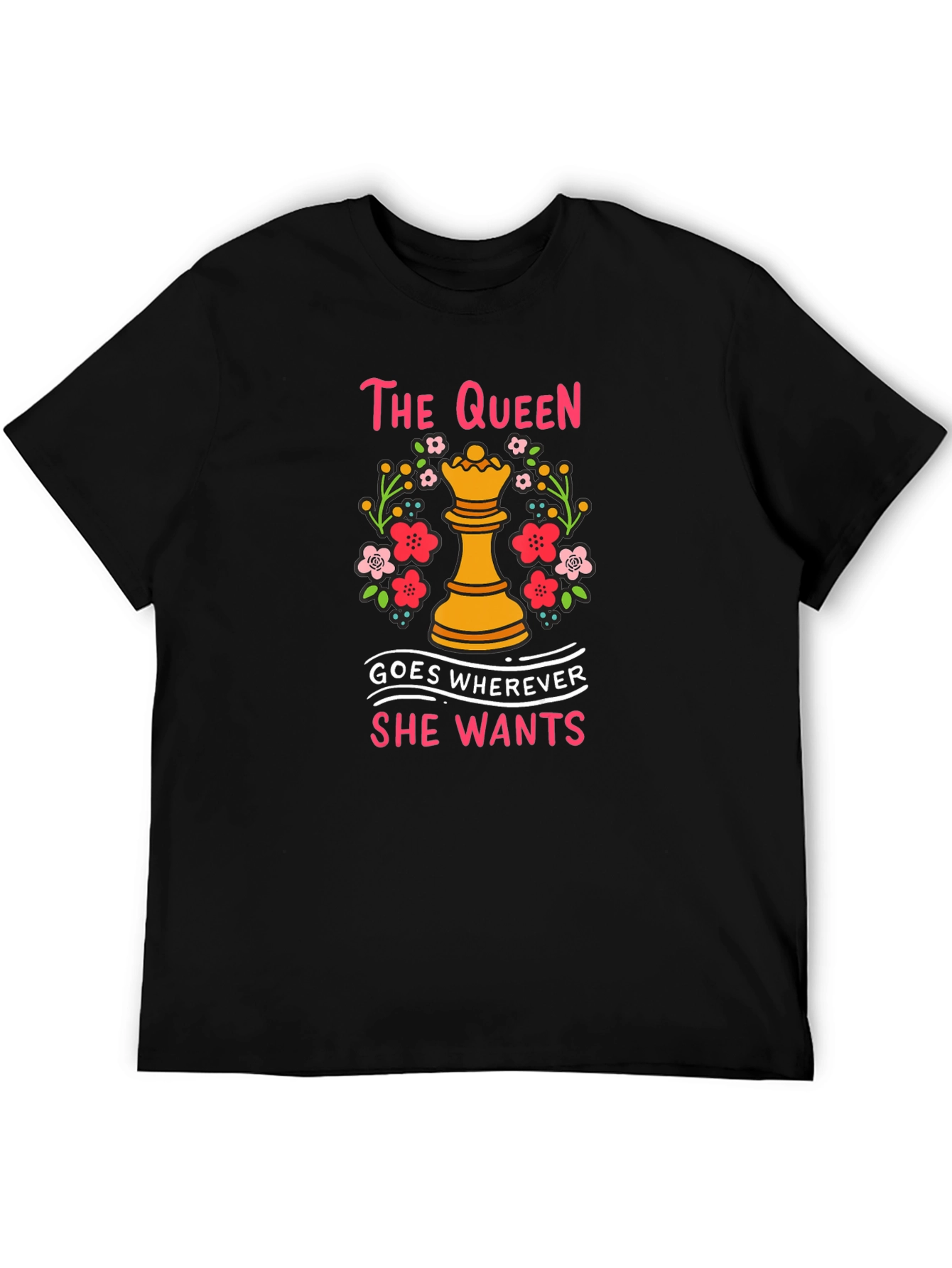 The Queen Chess Piece Graphic T-Shirt