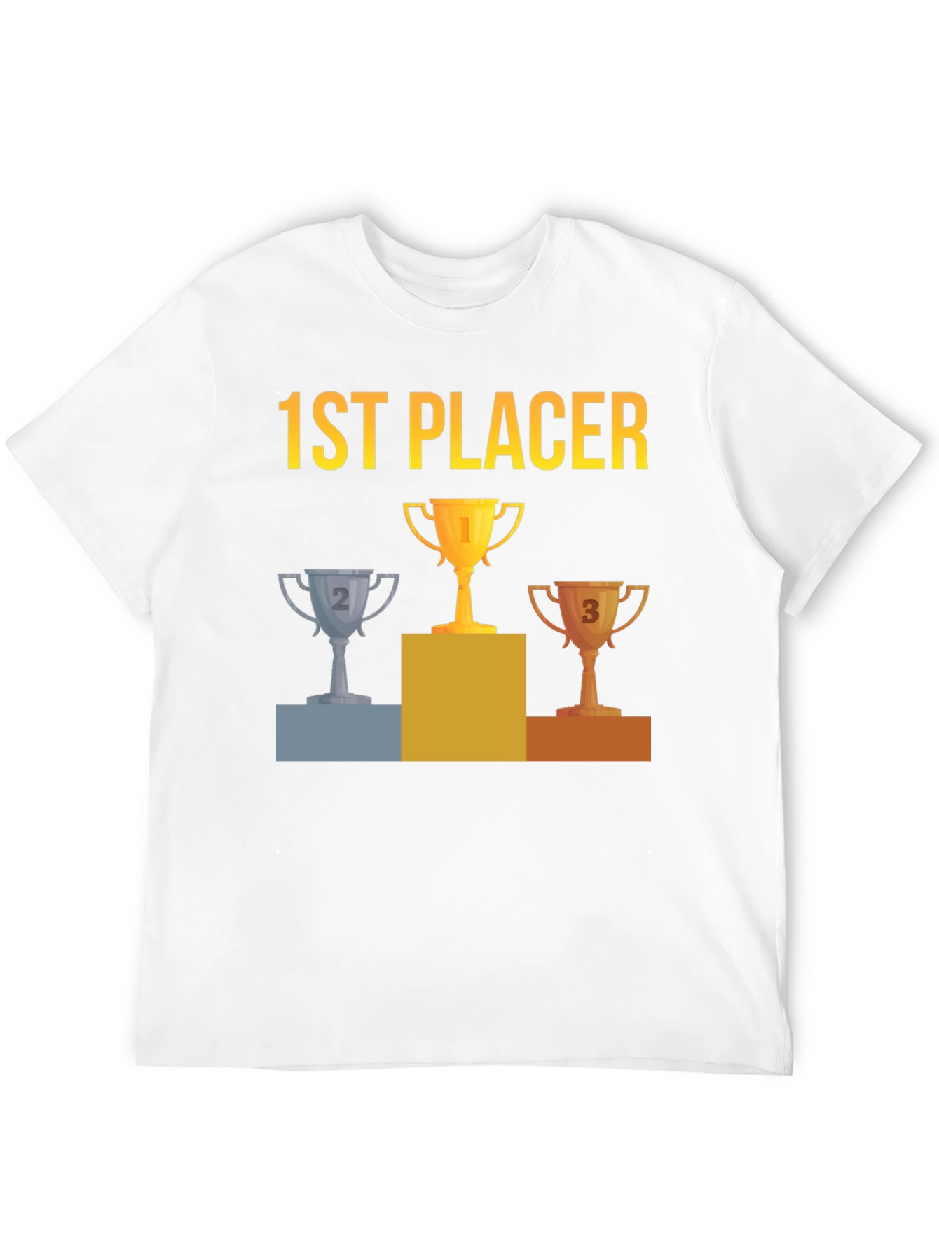 1st Placer Trophy Graphic Tee - Winners T-Shirt
