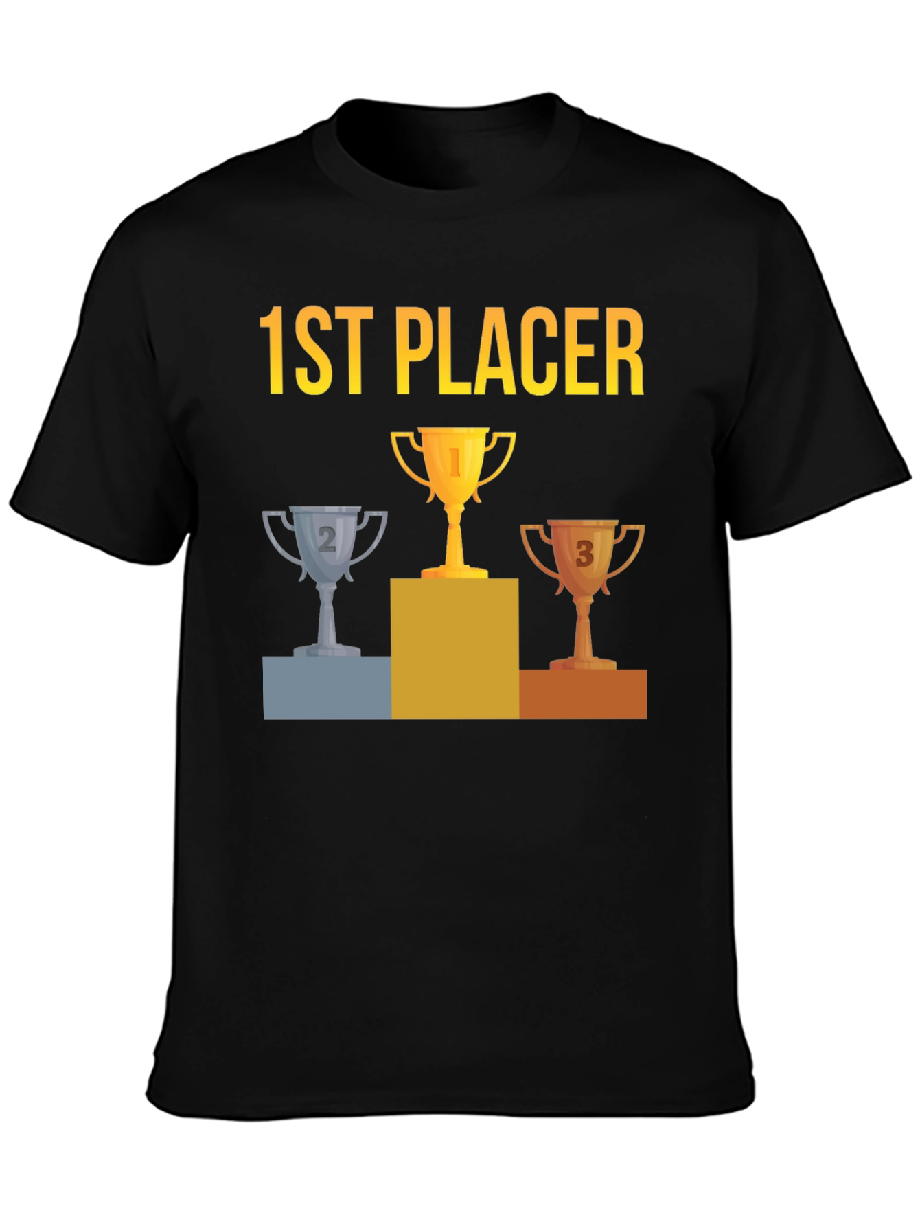 1st Placer Trophy Graphic Tee - Winners T-Shirt