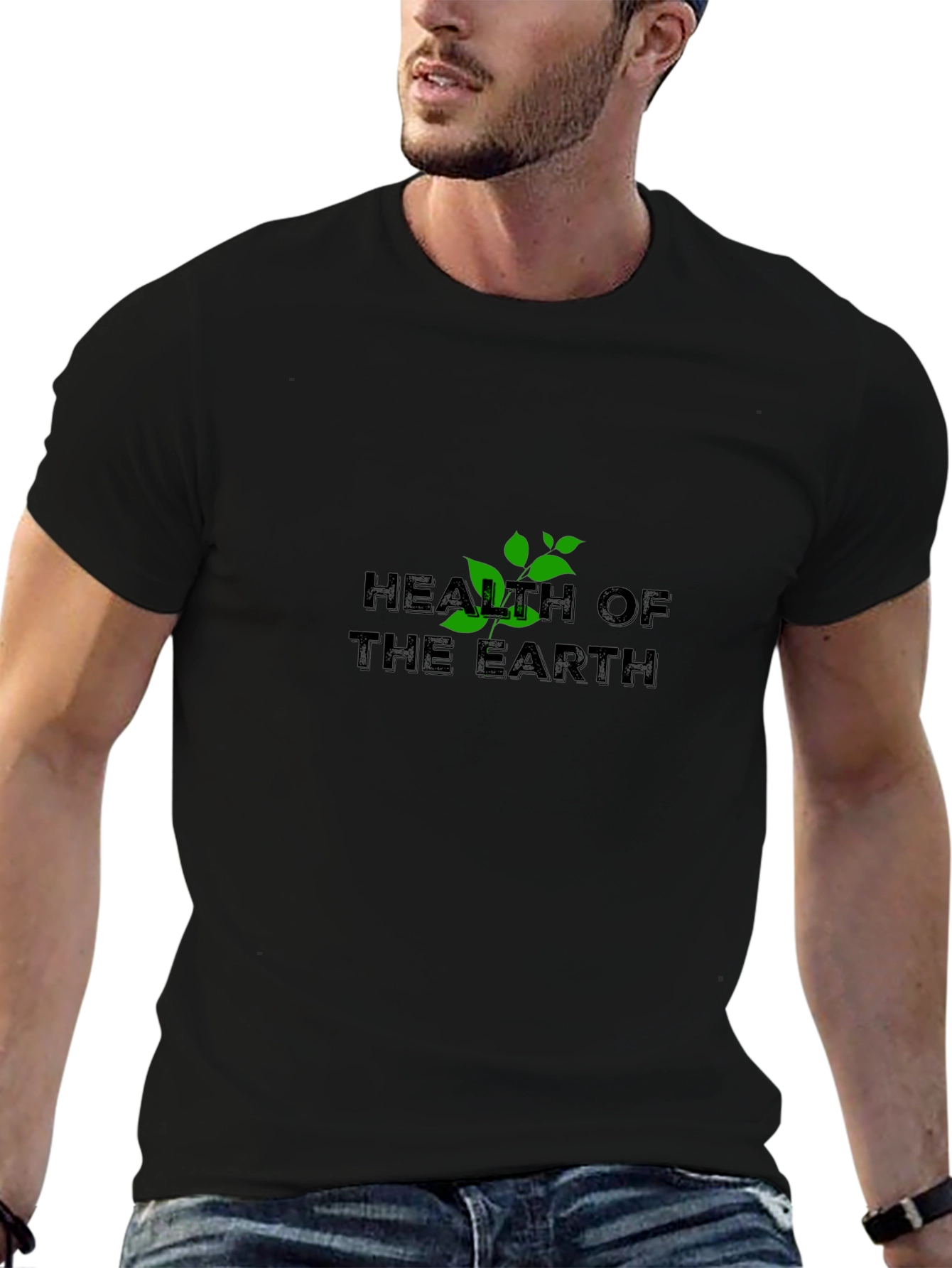 Health of the Earth Graphic Tee - Black