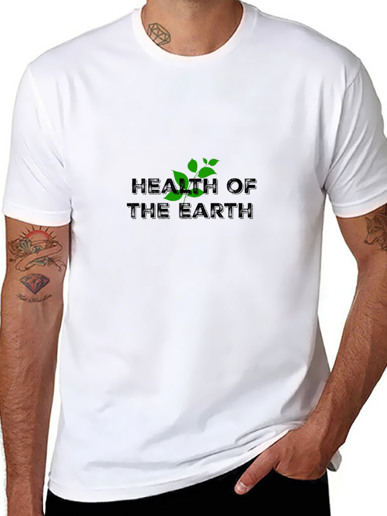 Health of the Earth Graphic Tee - Black