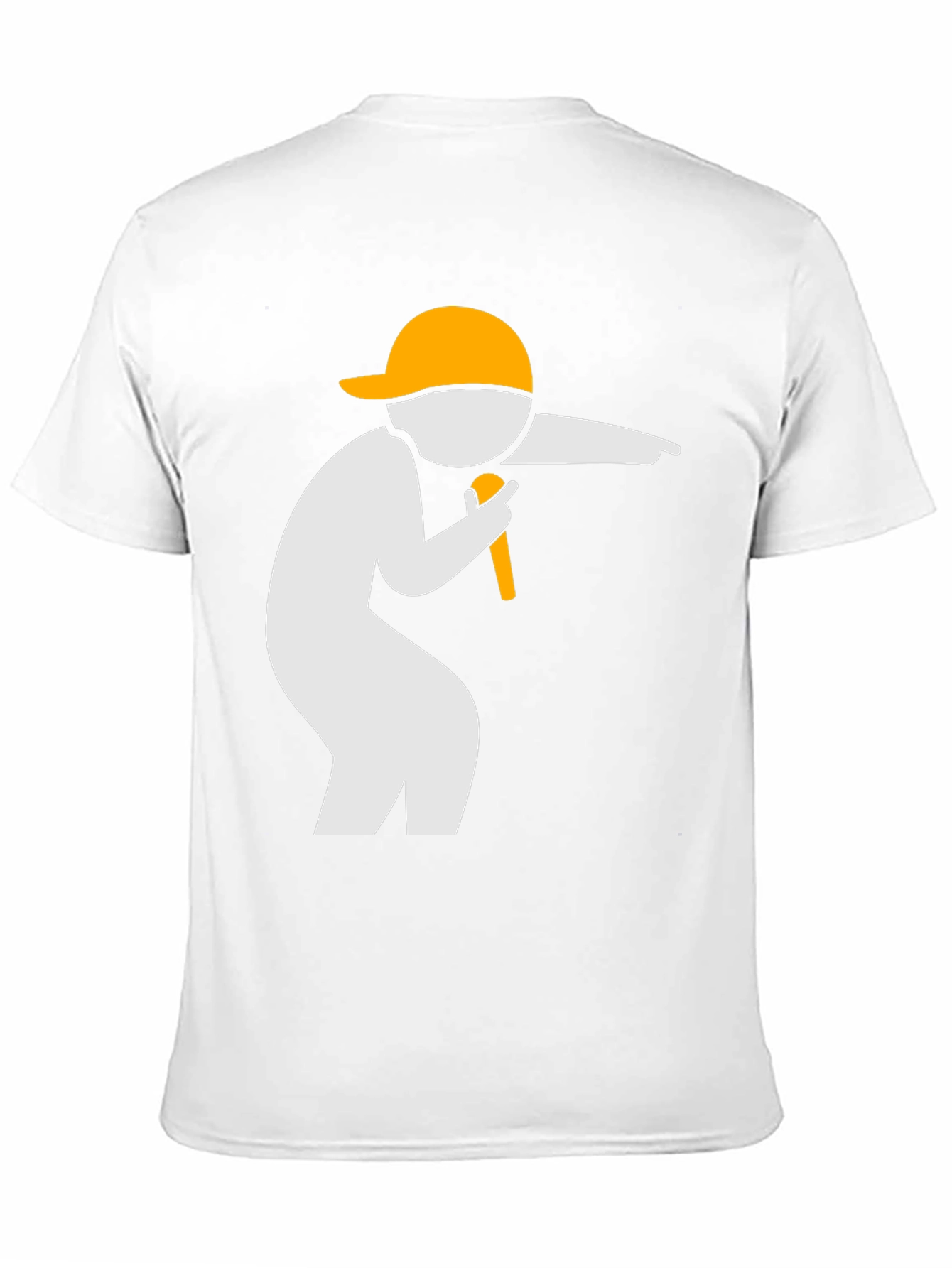 Cool Graphic Tee: Rapper Design - Black Cotton T-Shirt