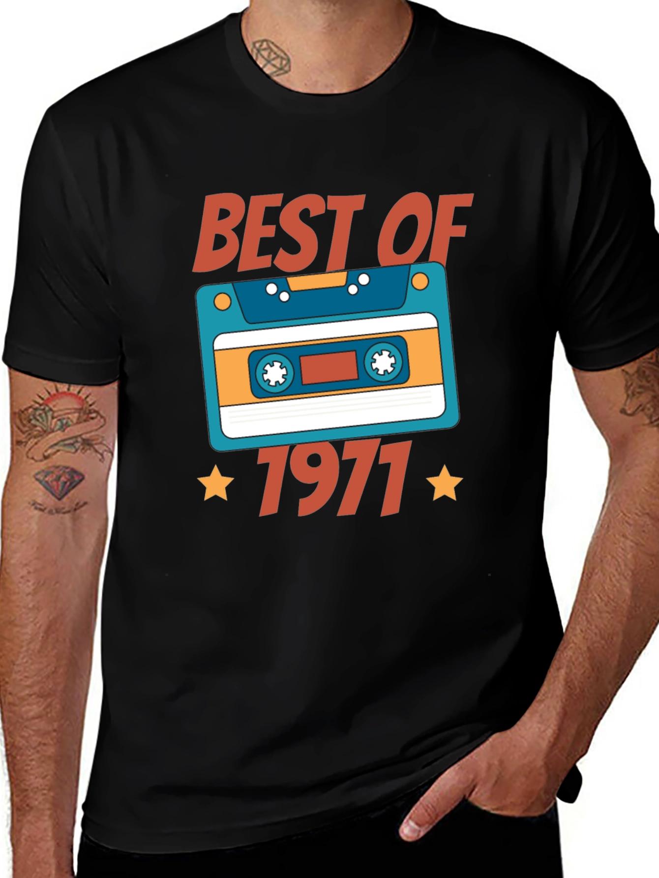 Retro 1971 Cassette Tape Graphic Tee