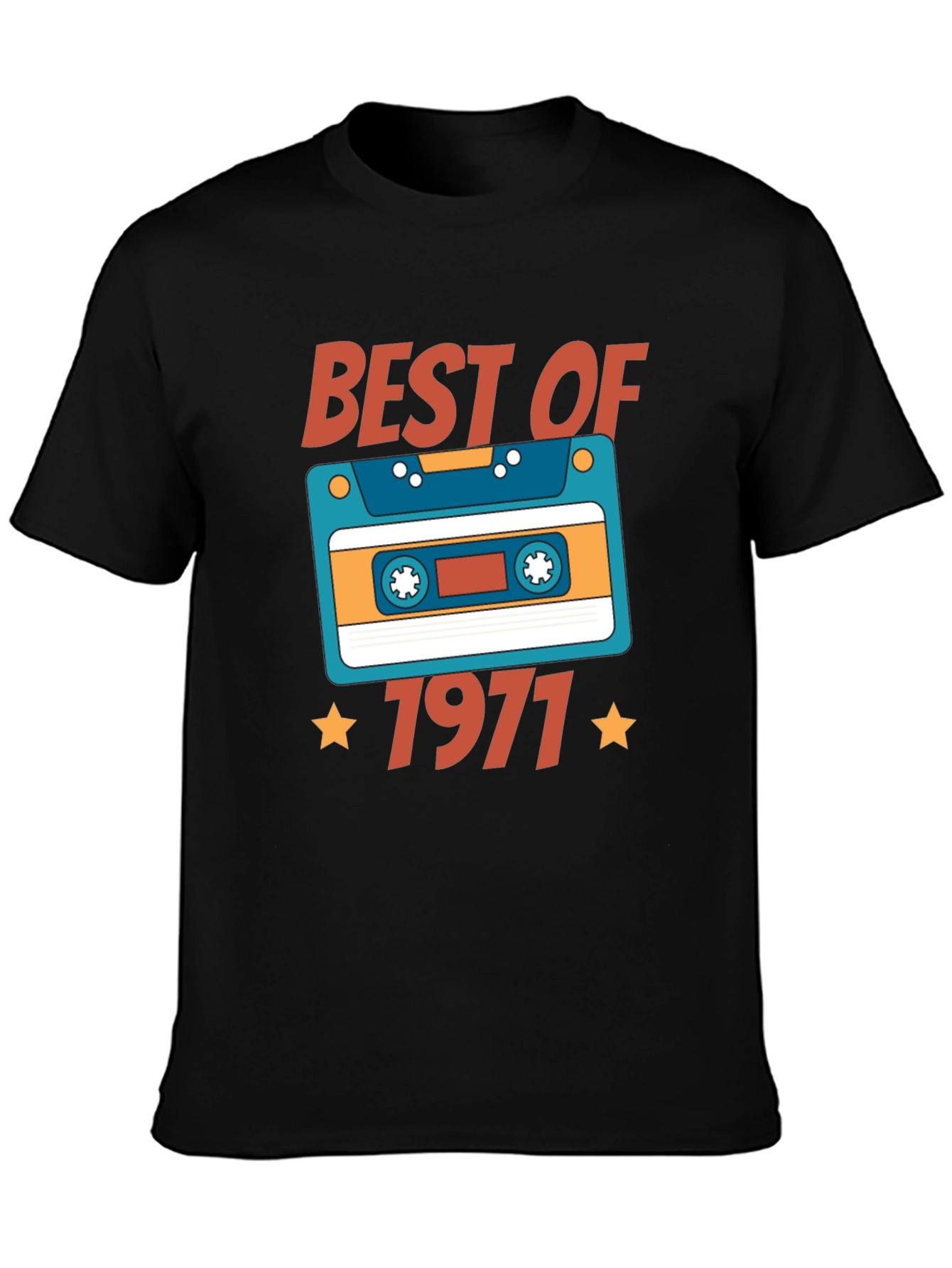 Retro 1971 Cassette Tape Graphic Tee