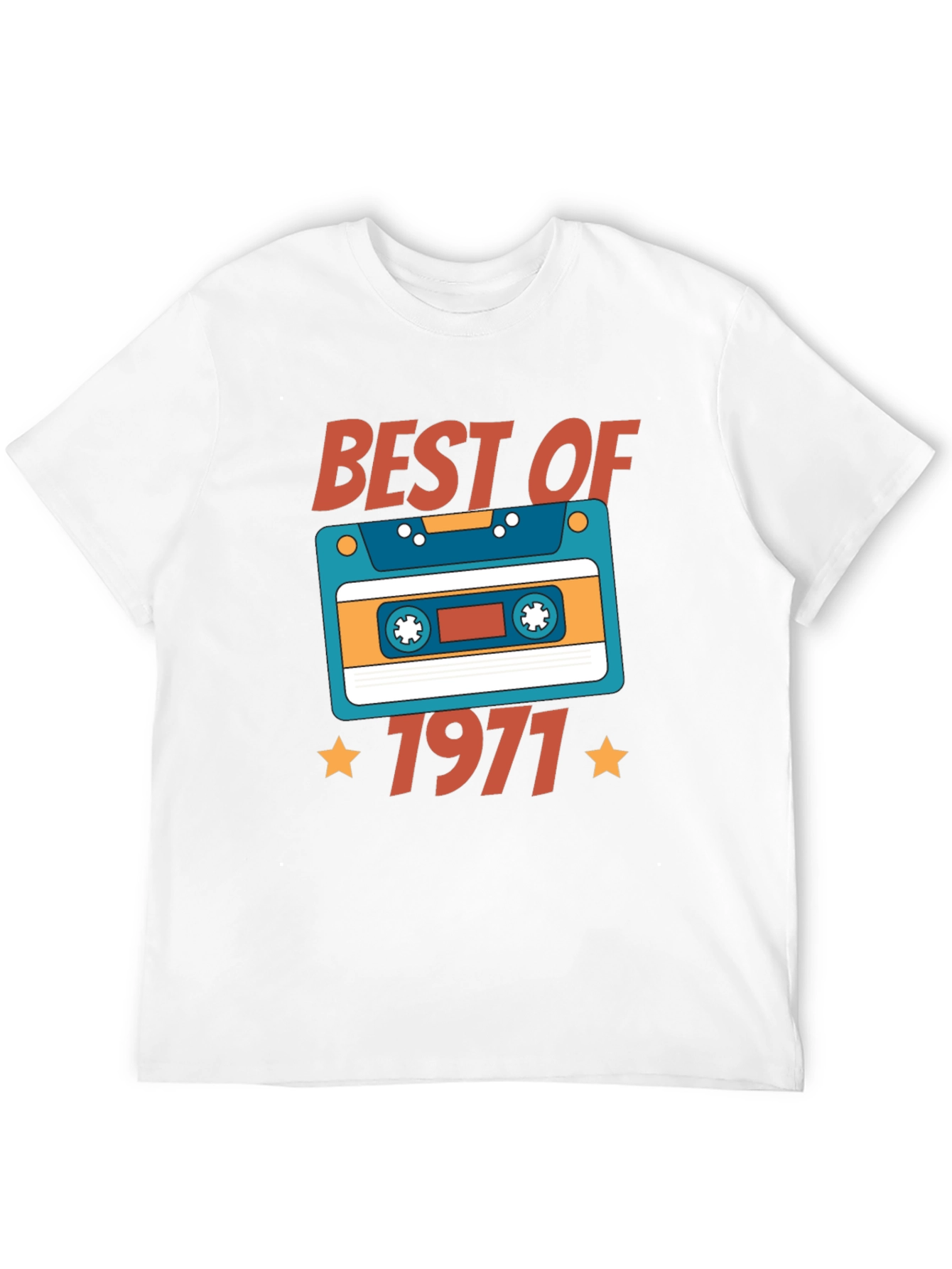 Retro 1971 Cassette Tape Graphic Tee