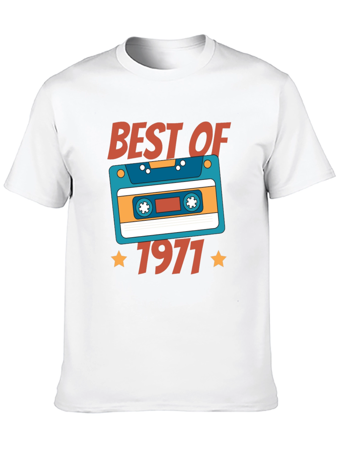 Retro 1971 Cassette Tape Graphic Tee