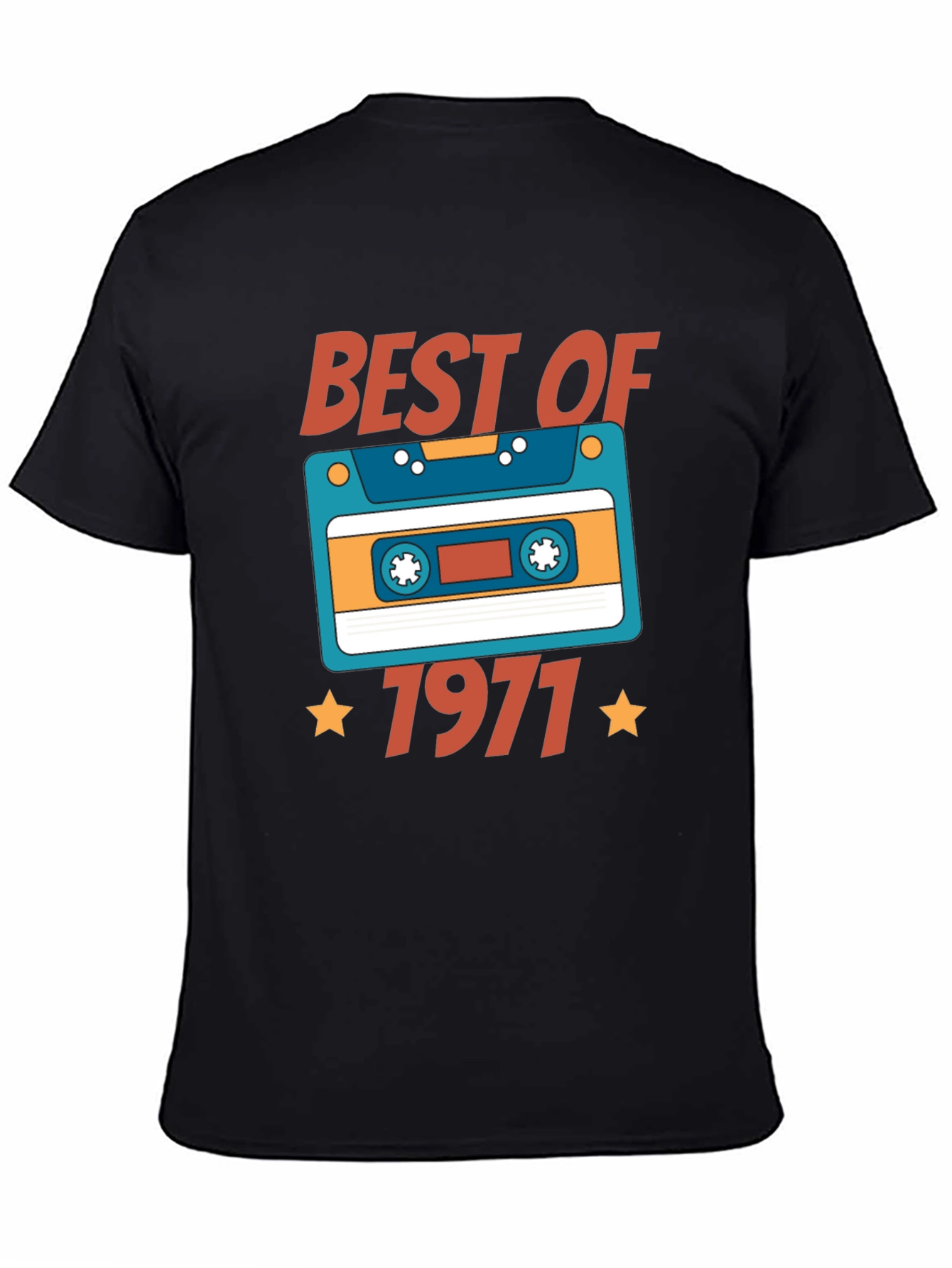 Retro 1971 Cassette Tape Graphic Tee