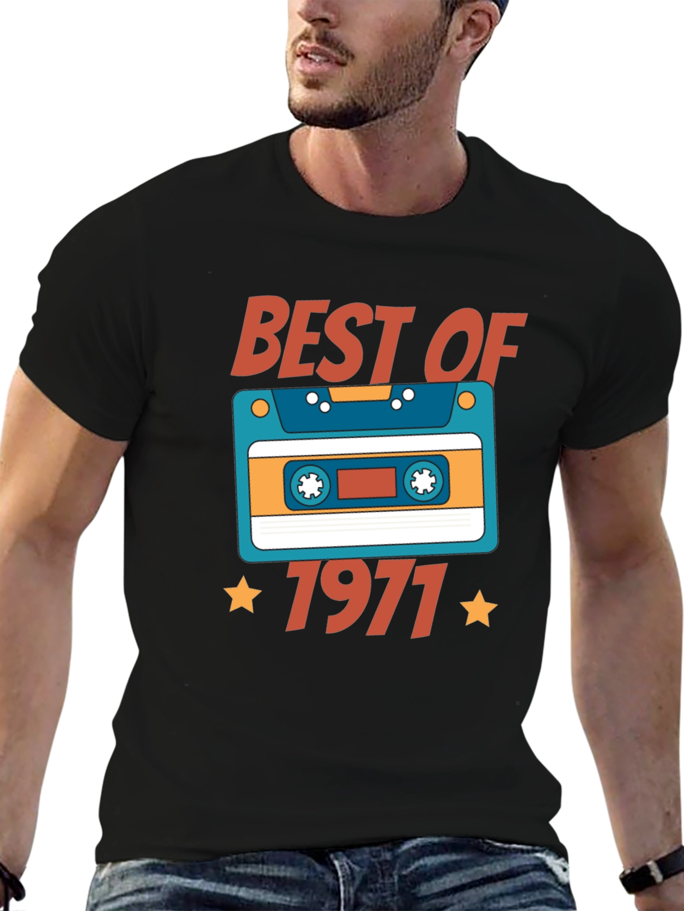 Retro 1971 Cassette Tape Graphic Tee