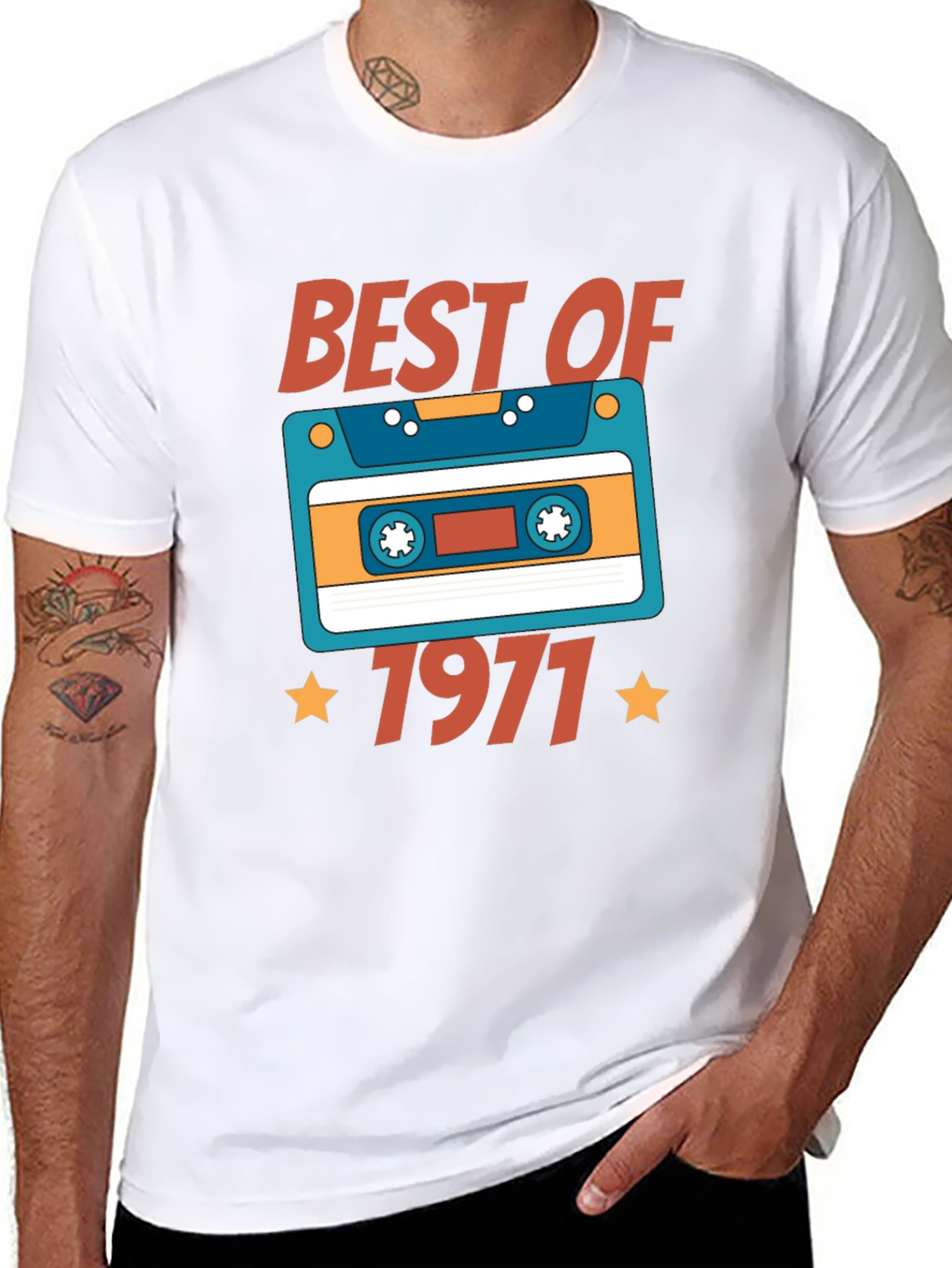Retro 1971 Cassette Tape Graphic Tee