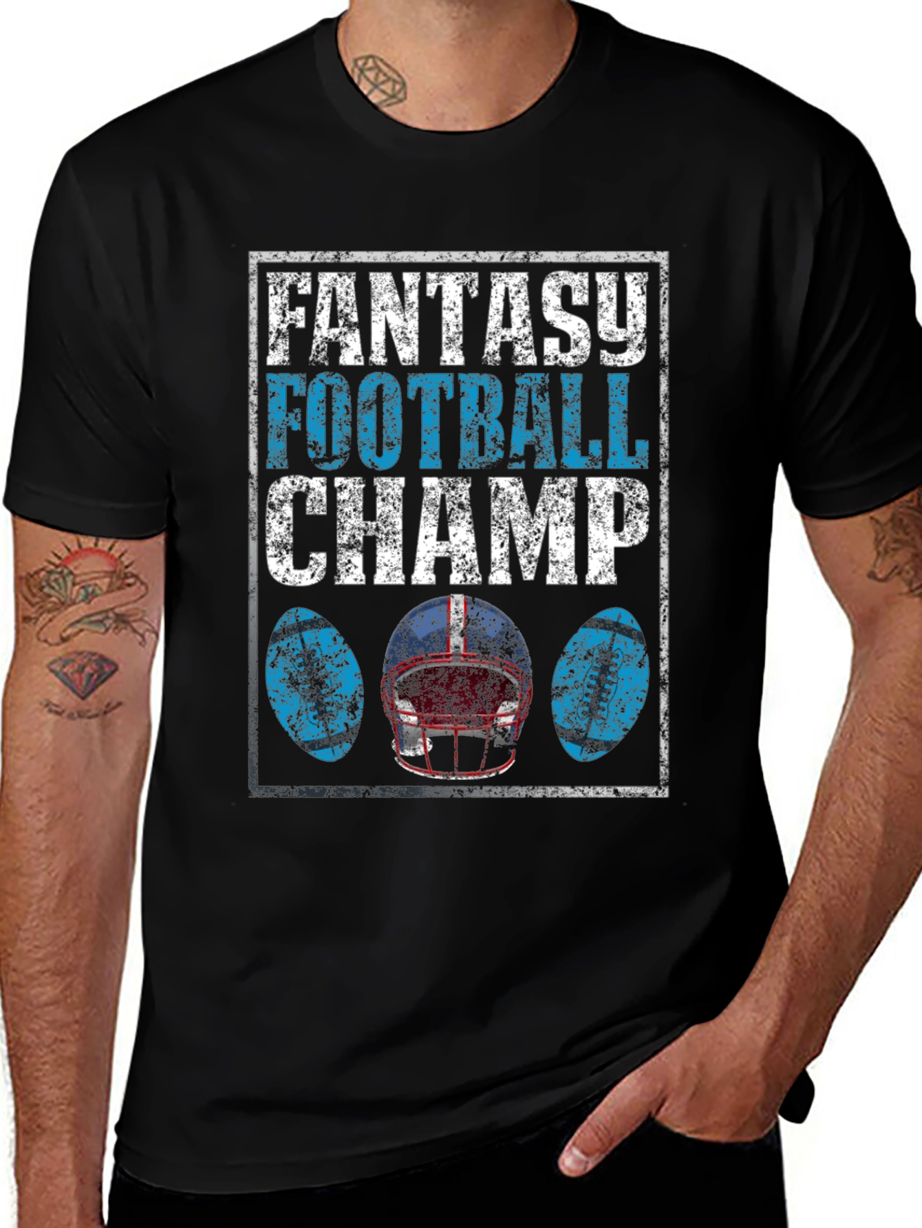 Fantasy Football Champ Graphic T-Shirt