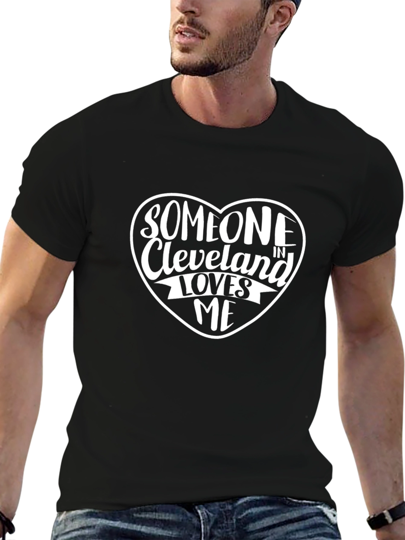 Cleveland Loves Me T-Shirt - Black