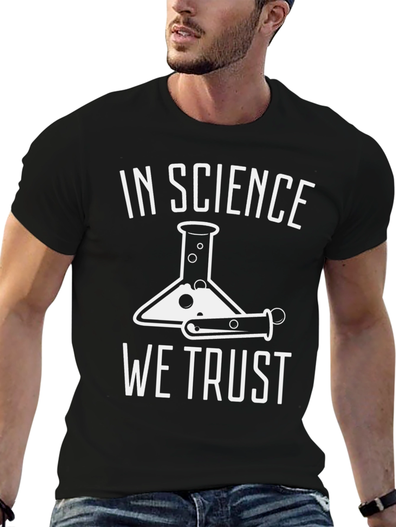 In Science We Trust T-Shirt - Black Science Gift