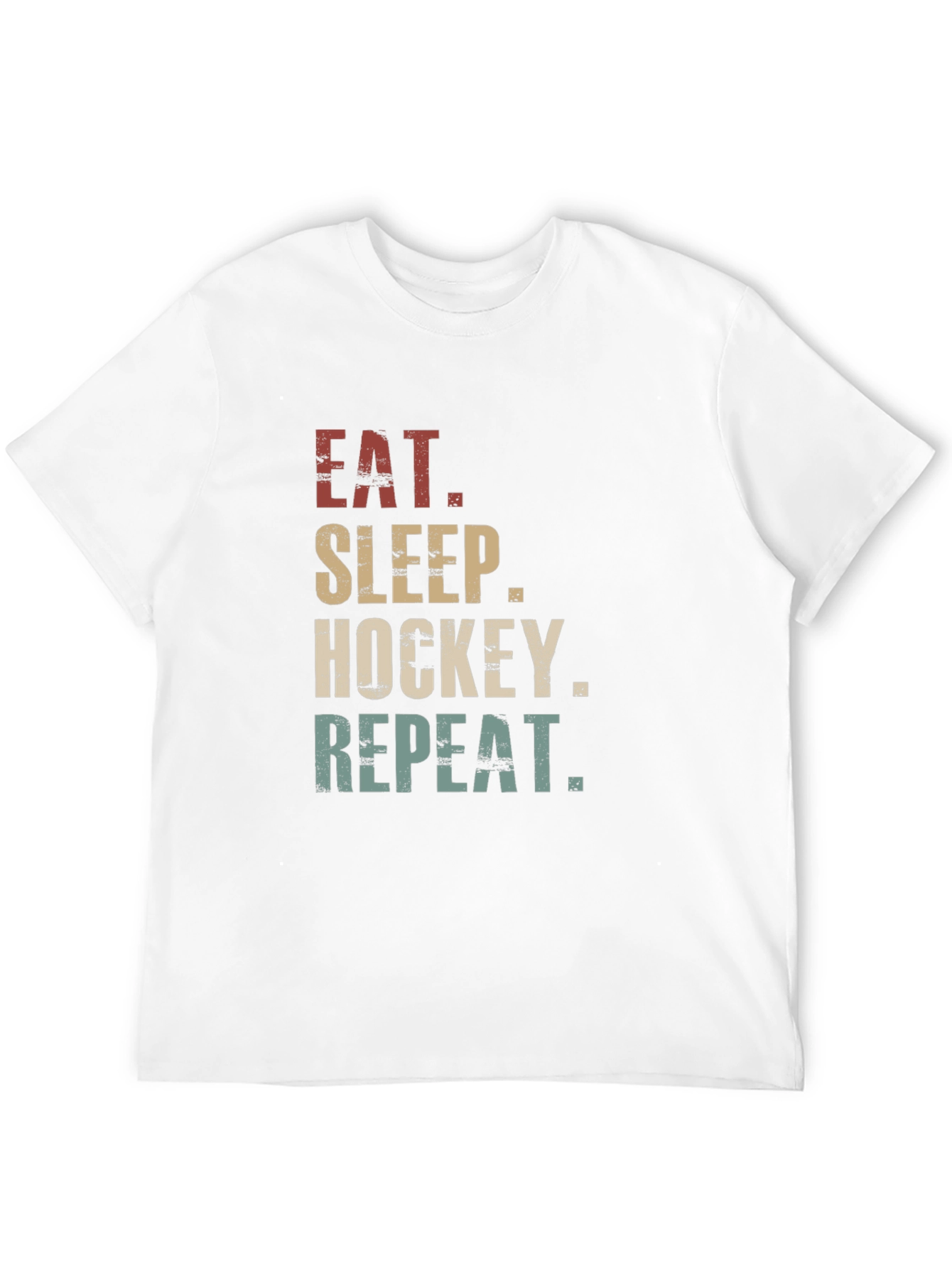 Eat Sleep Hockey Repeat Graphic T-Shirt