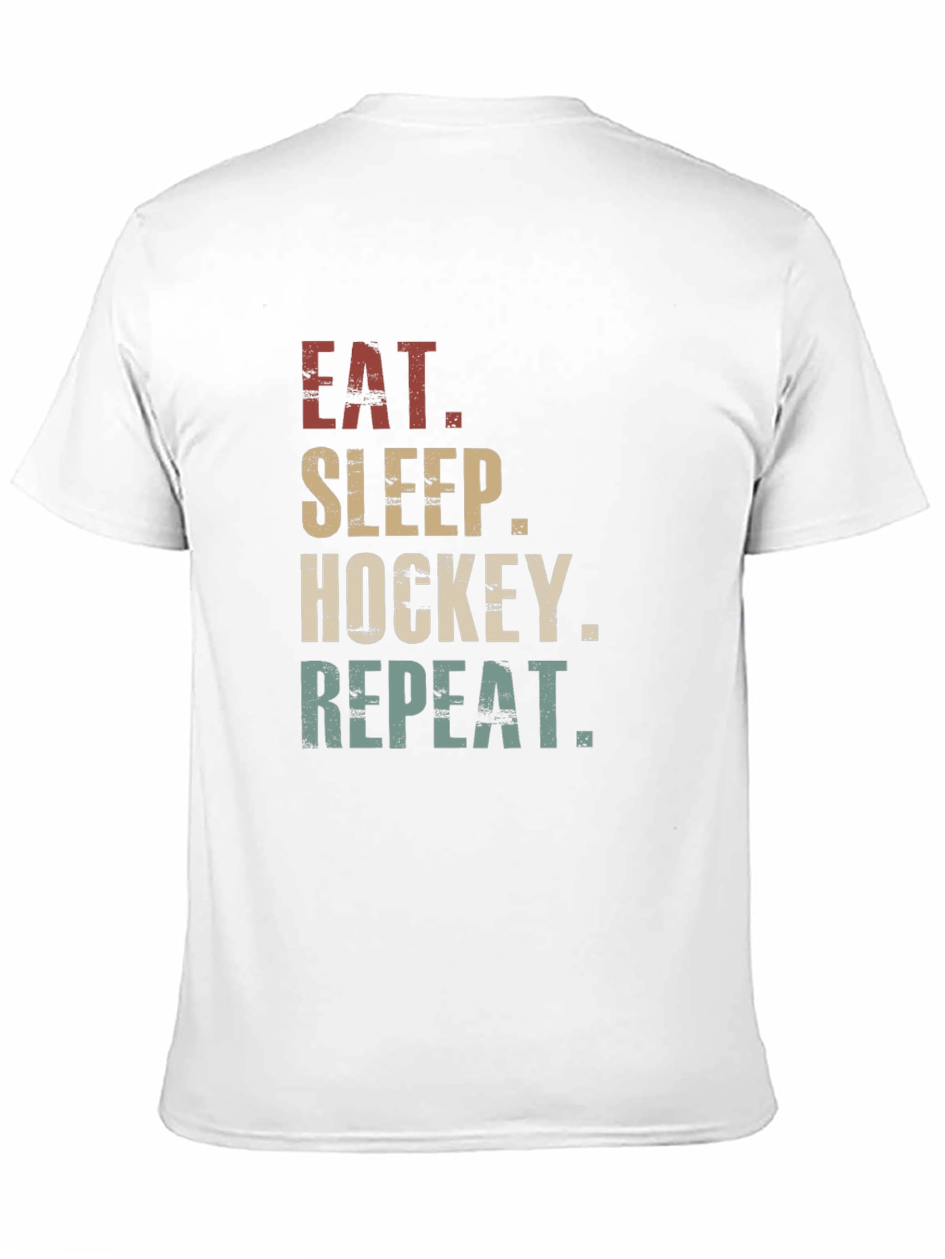 Eat Sleep Hockey Repeat Graphic T-Shirt