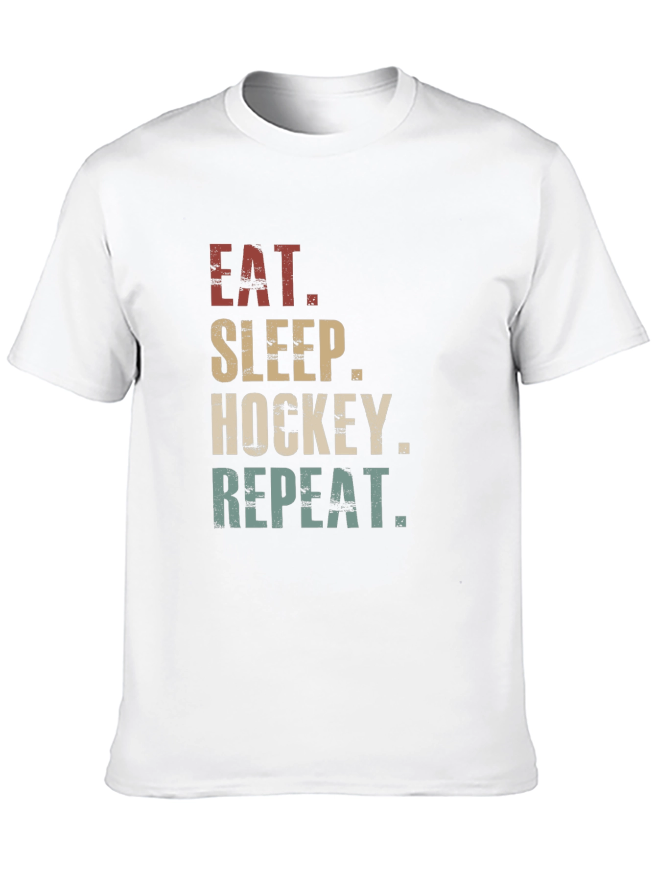 Eat Sleep Hockey Repeat Graphic T-Shirt