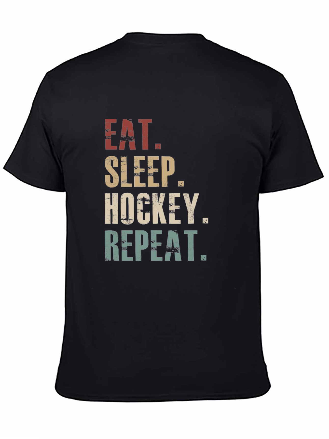 Eat Sleep Hockey Repeat Graphic T-Shirt