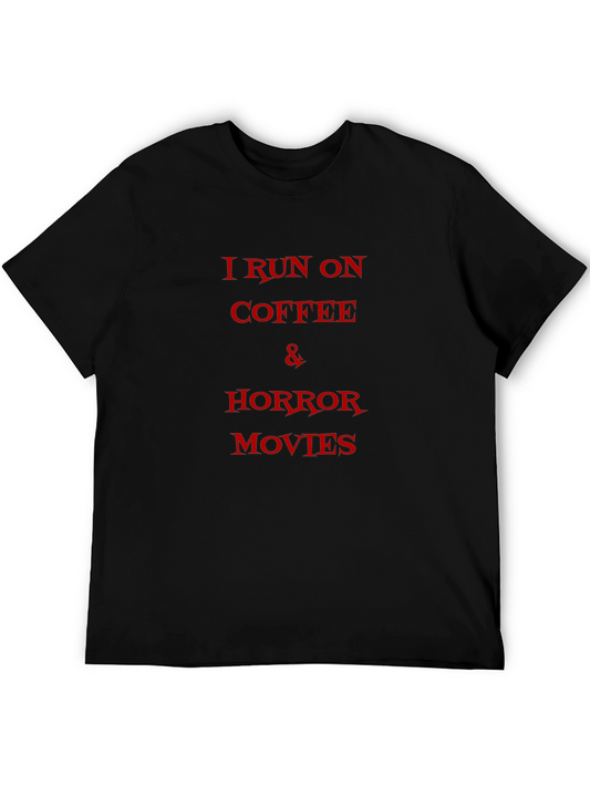 Coffee and Horror Movies T-Shirt