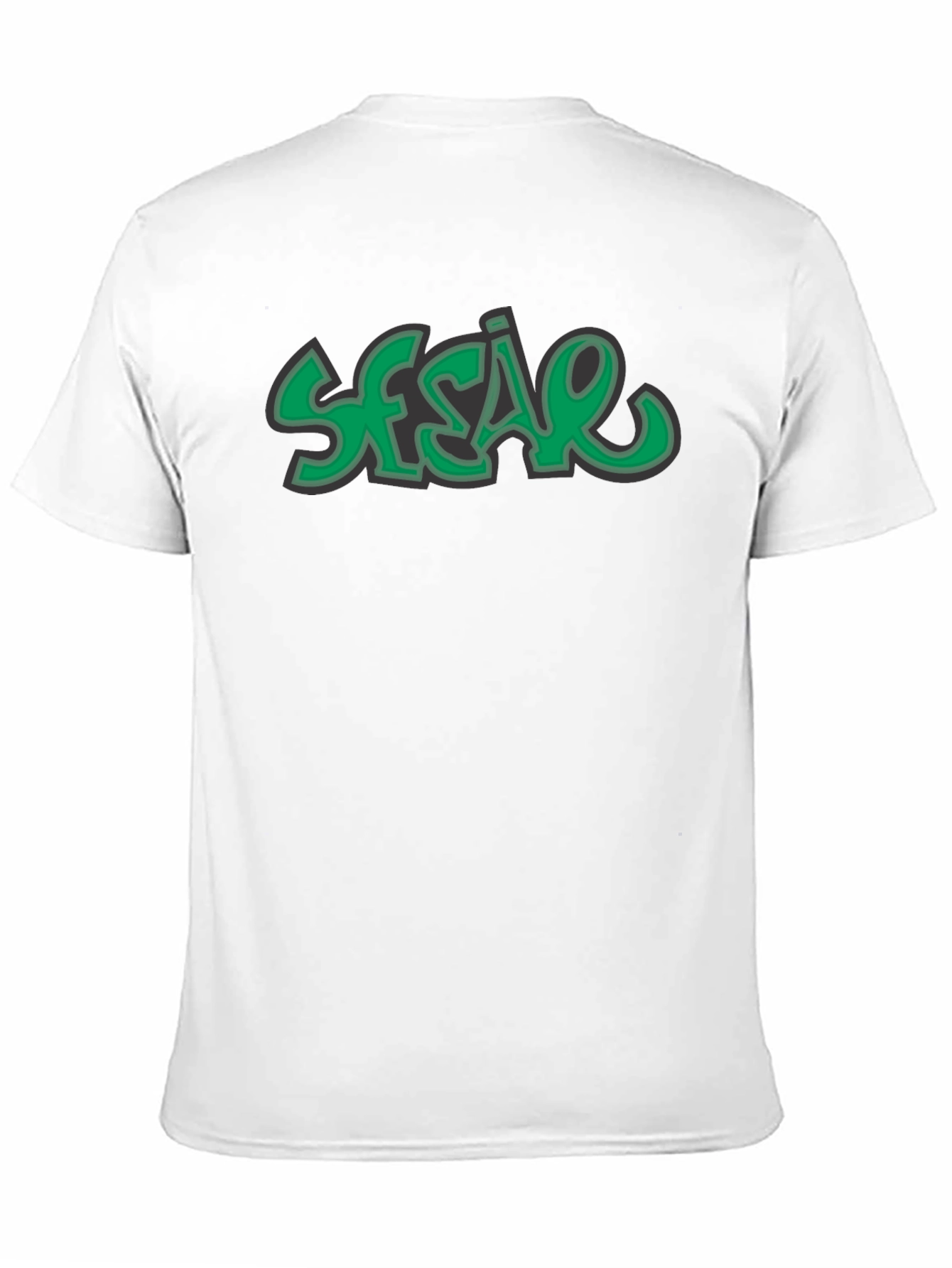 SFSÅR T-Shirt - Unique Green Graphic Print