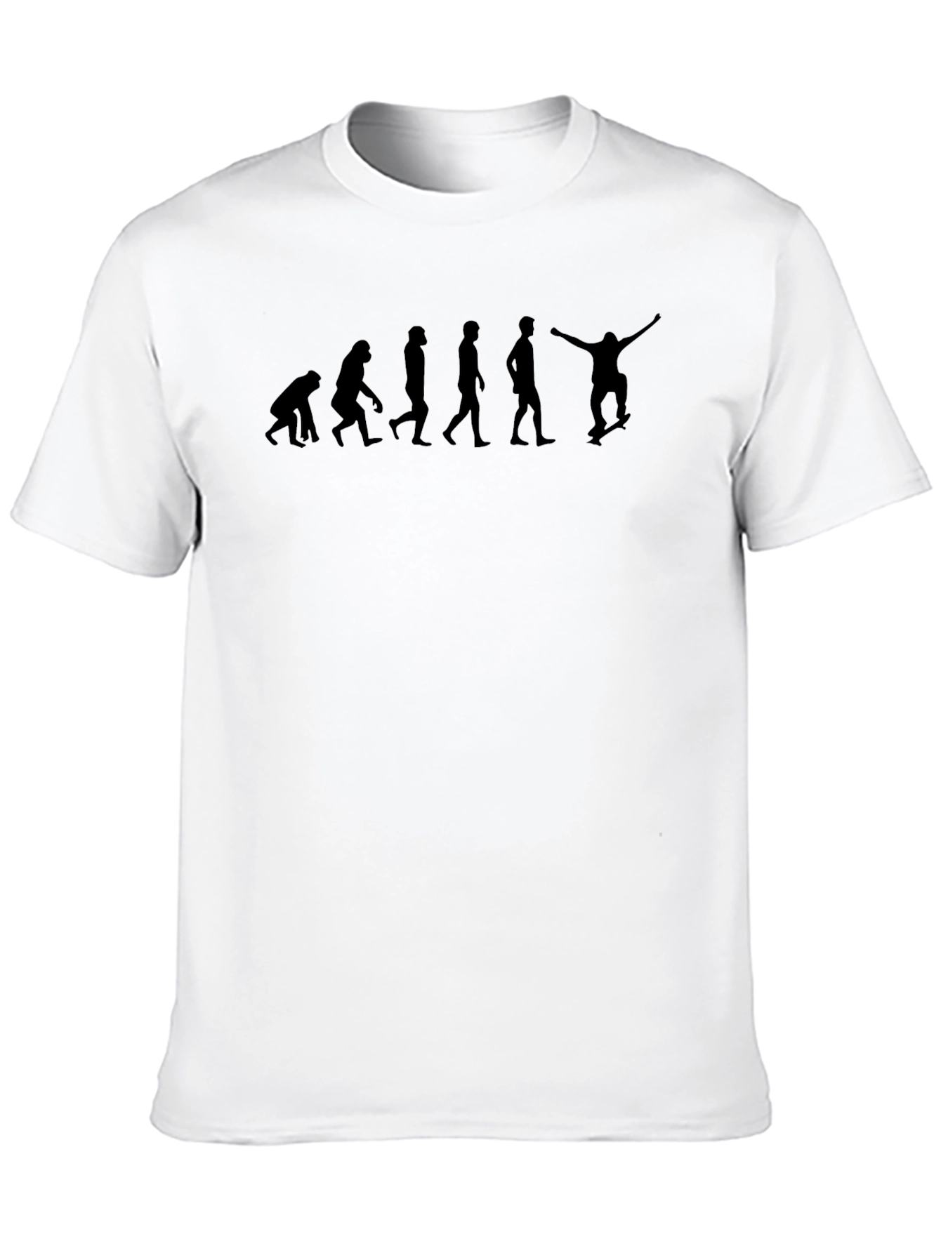 Evolution Skateboard T-Shirt - Black