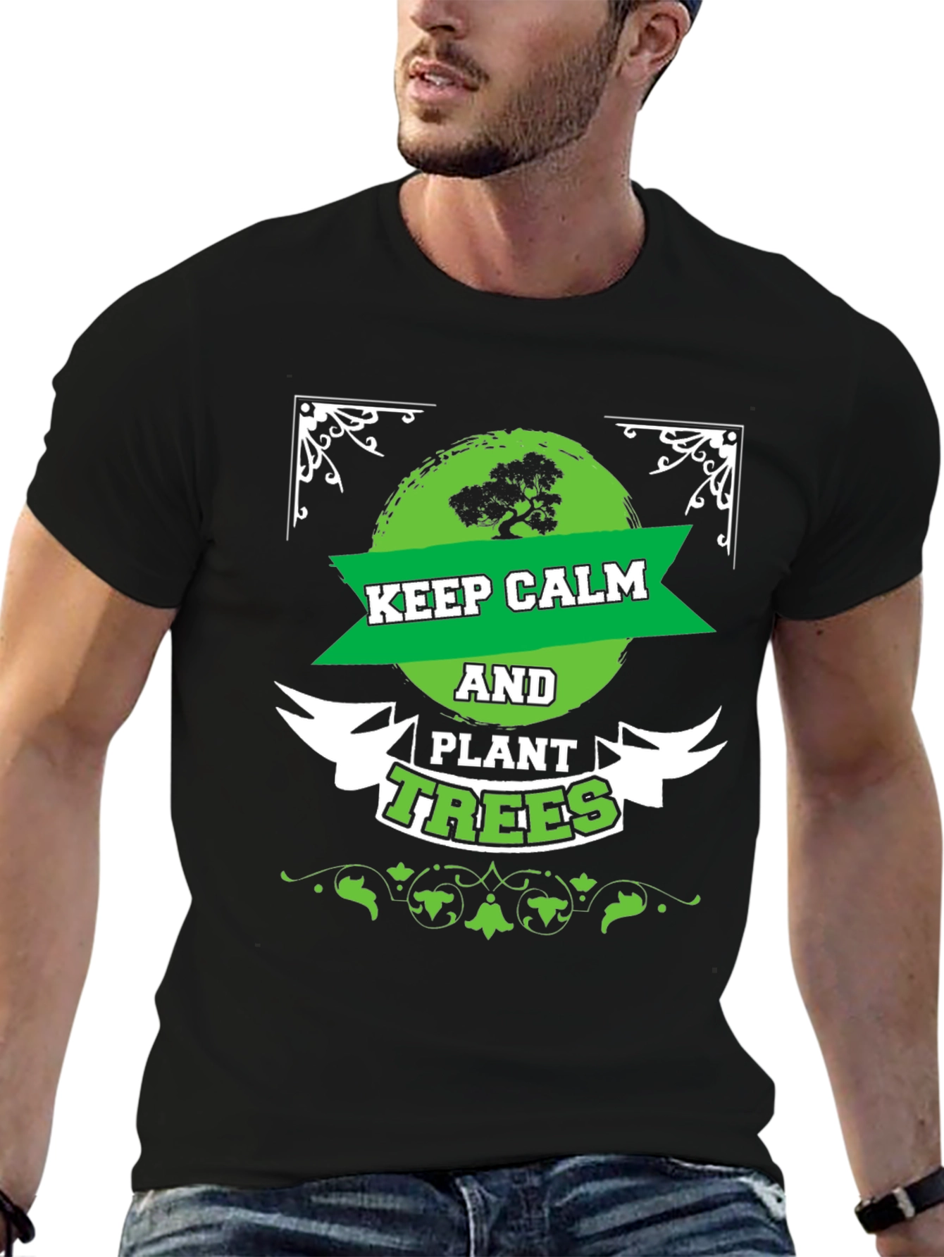 Keep Calm and Plant Trees Graphic Tee