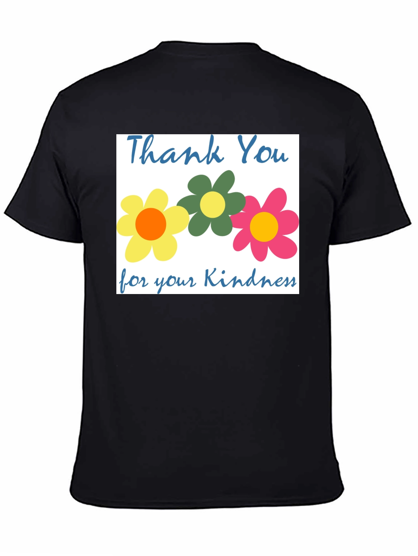 Thank You Flowers T-Shirt - Kindness Appreciation Tee