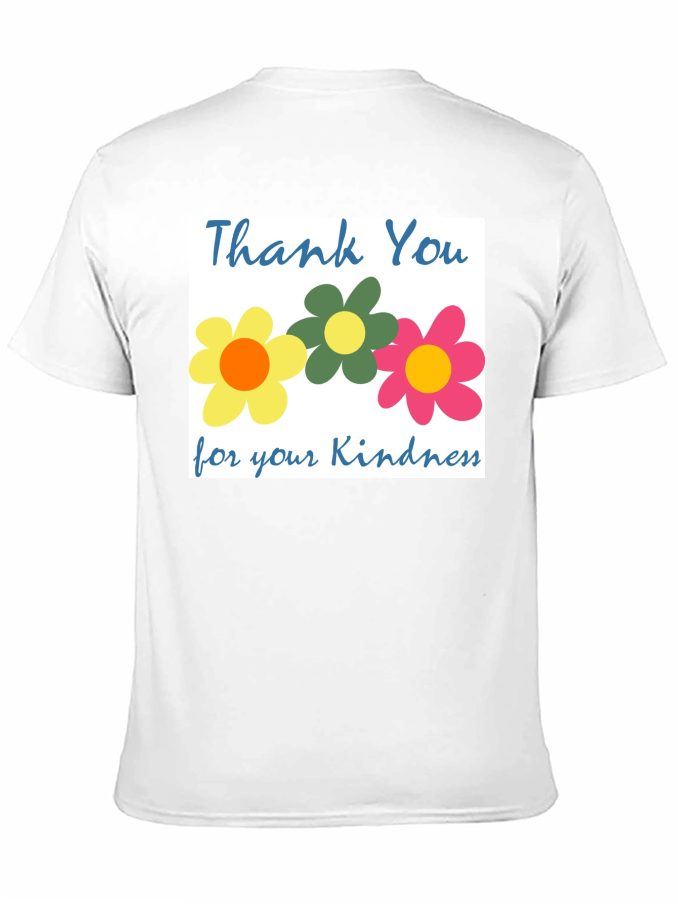 Thank You Flowers T-Shirt - Kindness Appreciation Tee