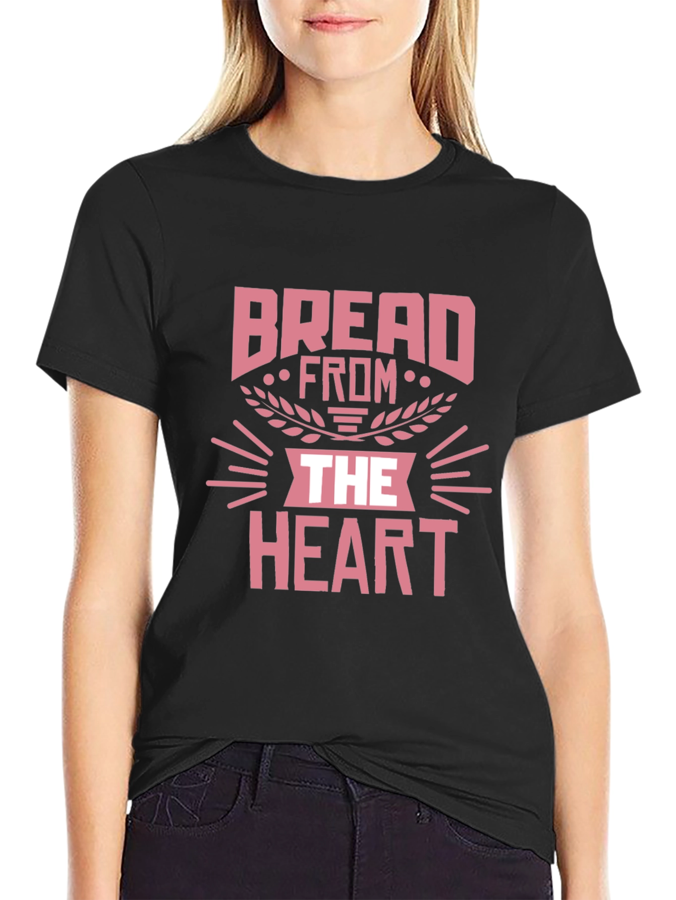 Bread From The Heart Black T-Shirt