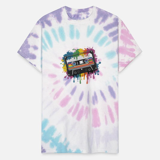 80s Retro Cassette Splash Classic Cassette Tape