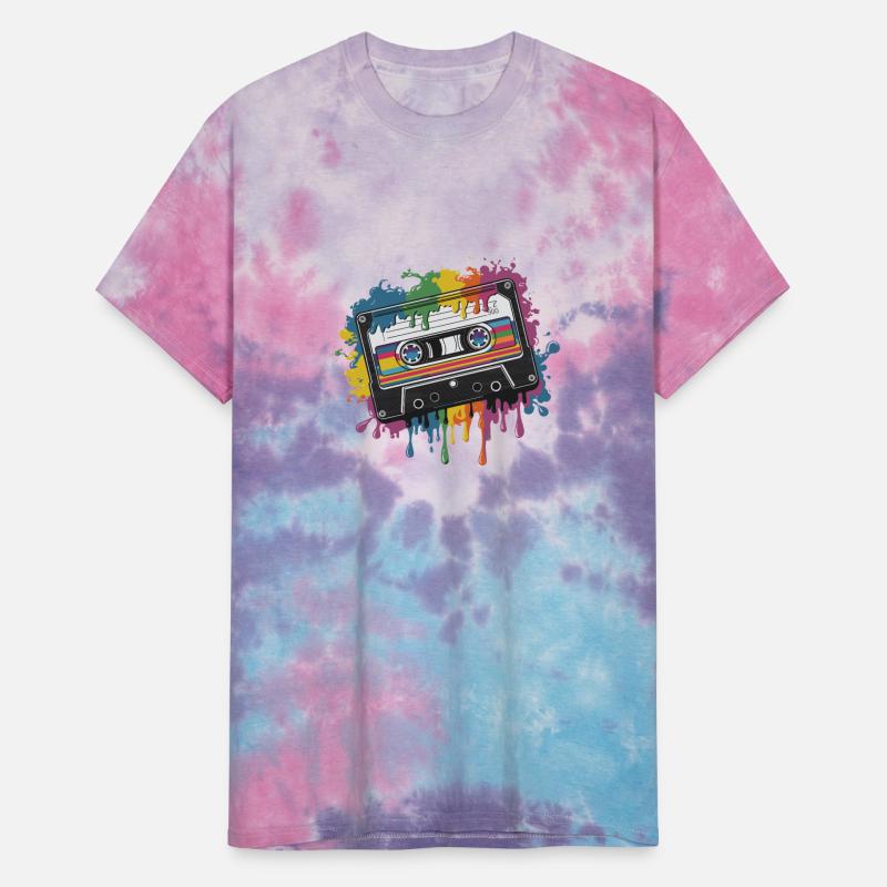 80s Retro Cassette Splash Classic Cassette Tape