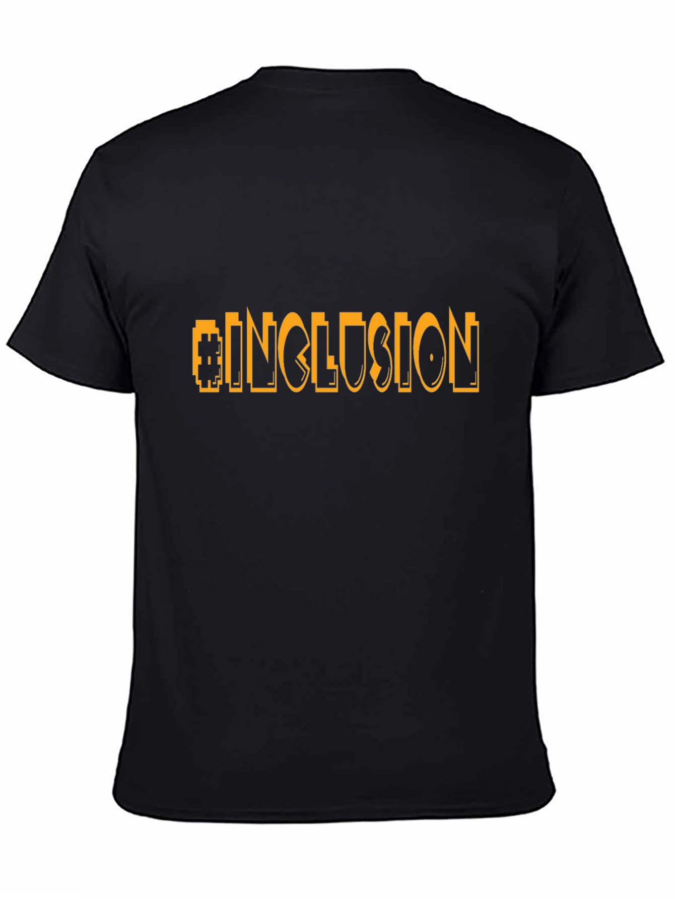 Inclusion Graphic Tee - Black Cotton T-Shirt