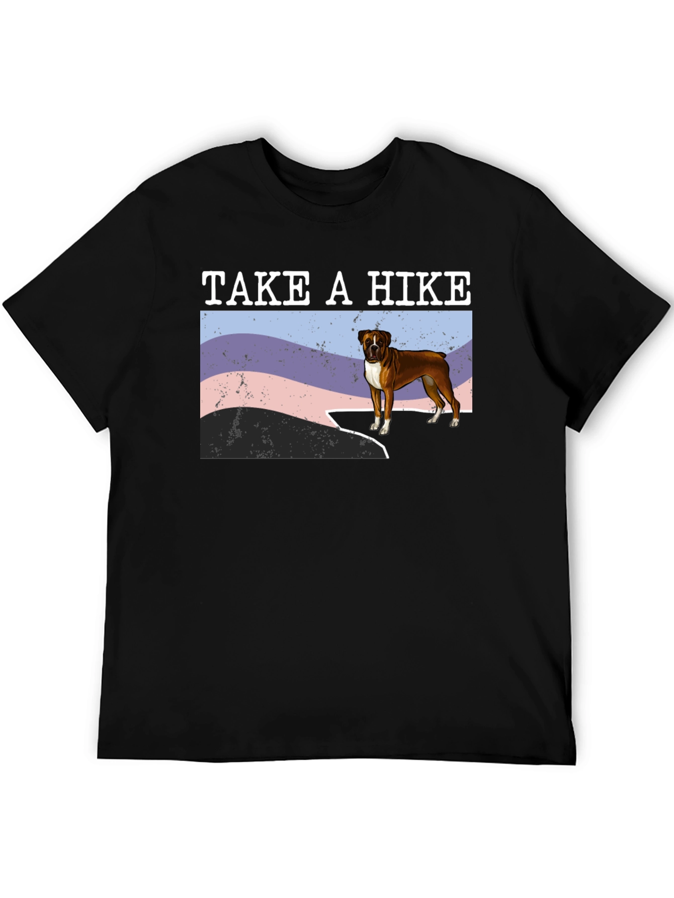 Take A Hike Boxer Dog T-Shirt