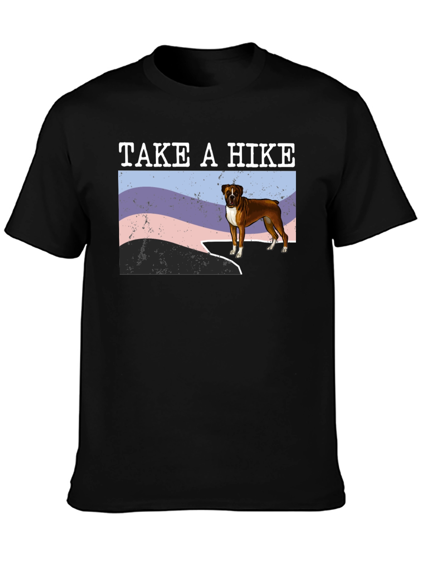 Take A Hike Boxer Dog T-Shirt