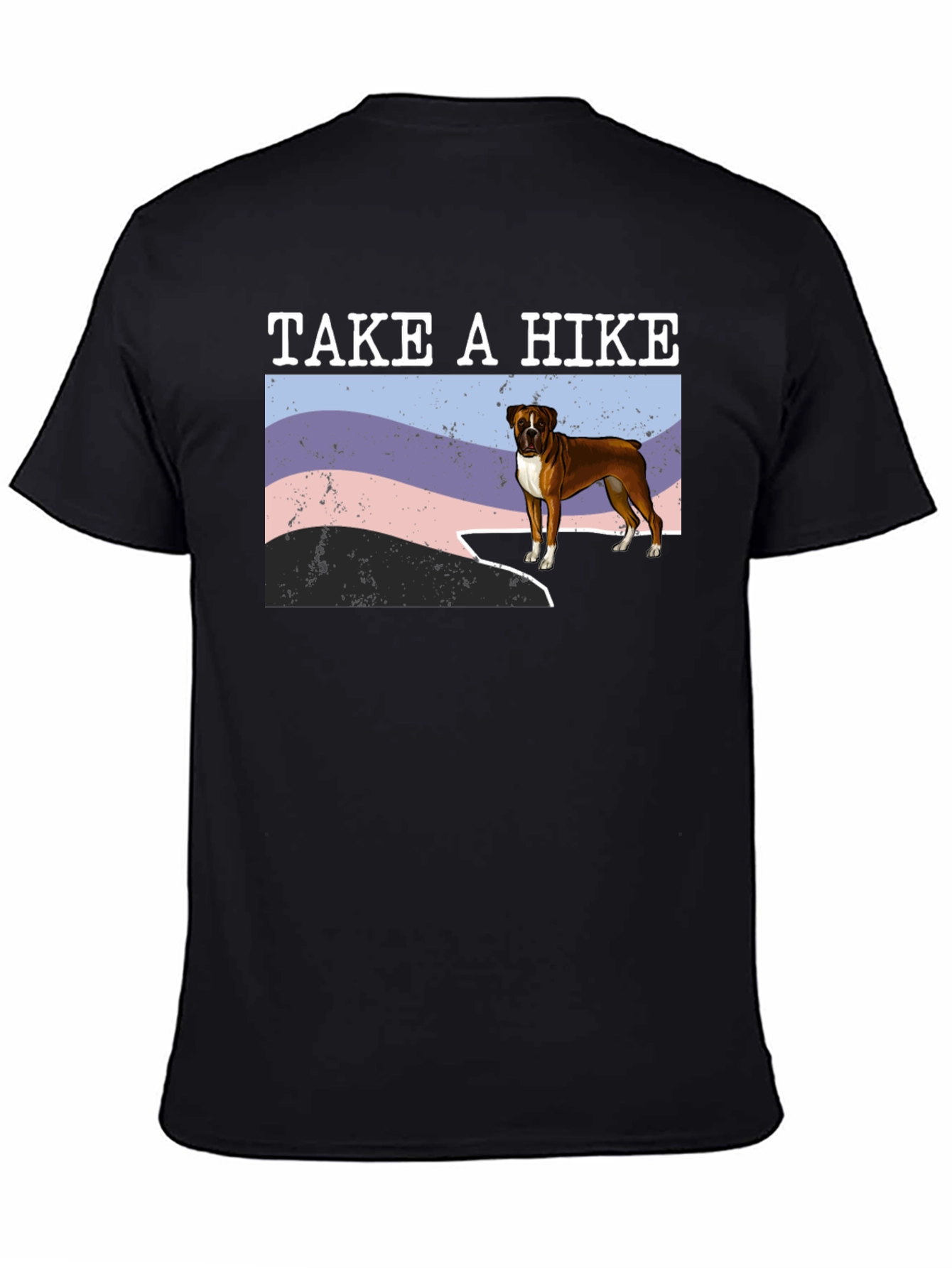 Take A Hike Boxer Dog T-Shirt