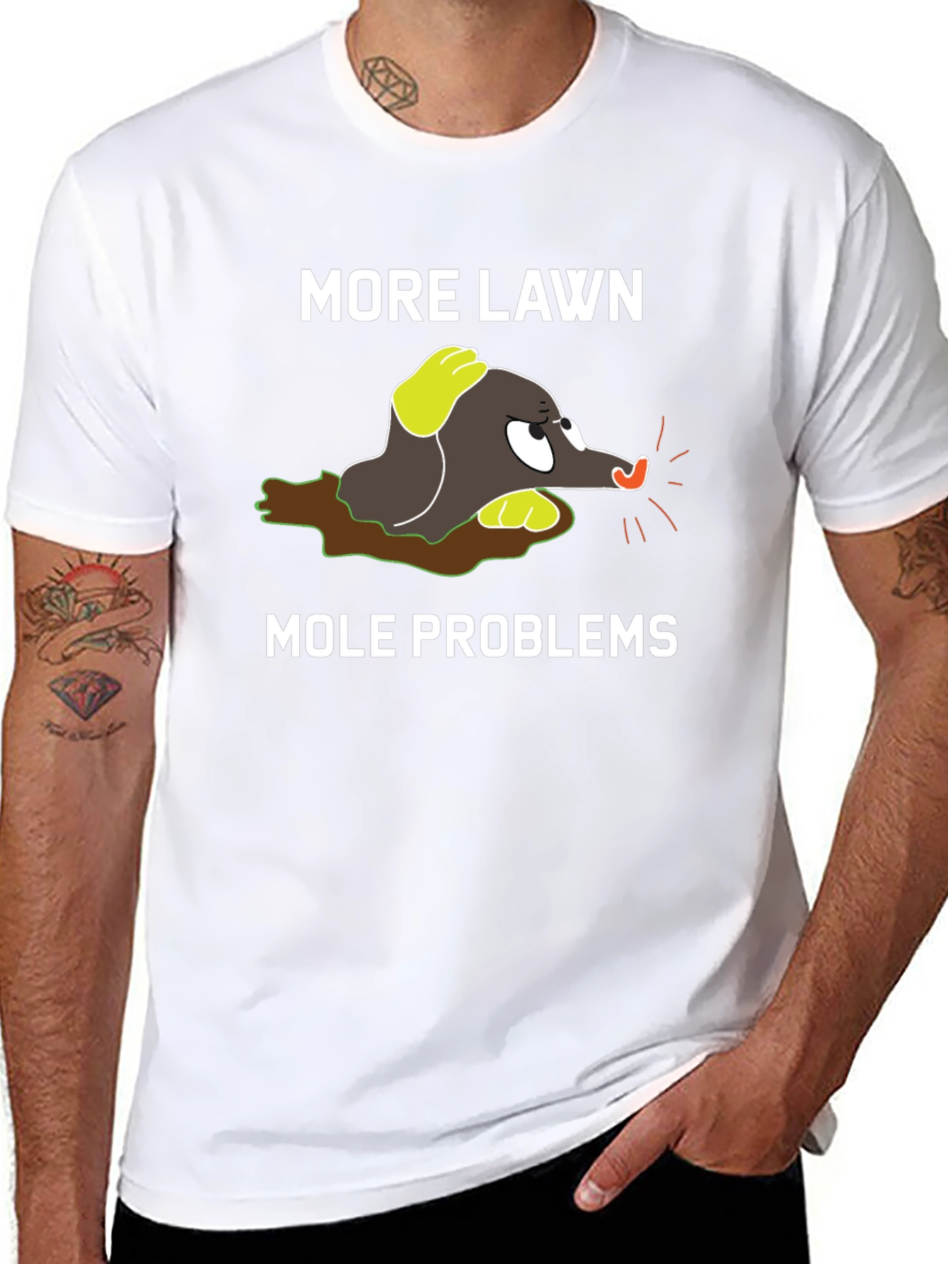 More Lawn Mole Problems Graphic Tee