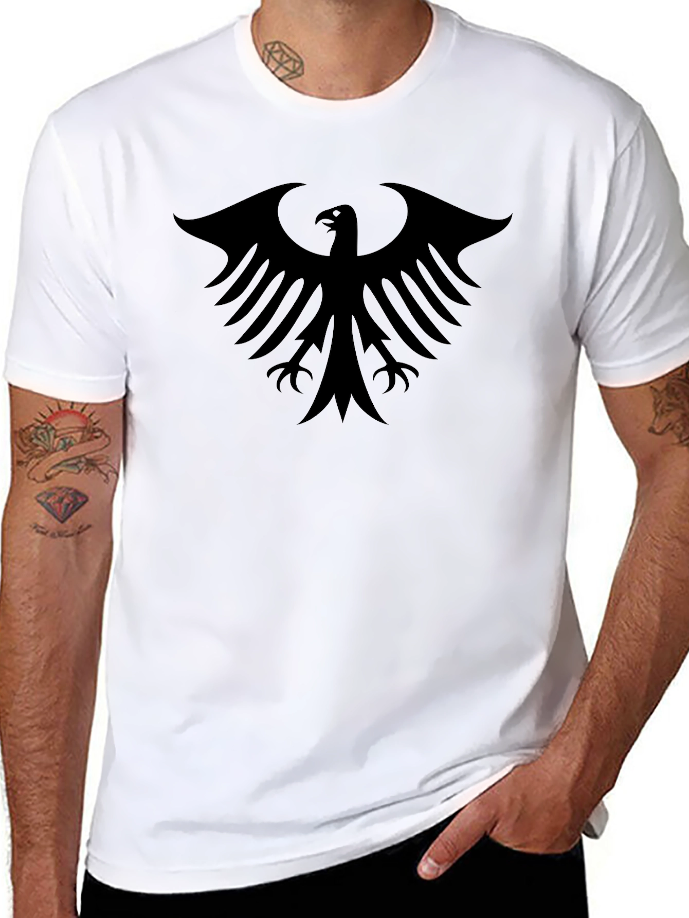 Black Eagle Graphic Tee - Mens