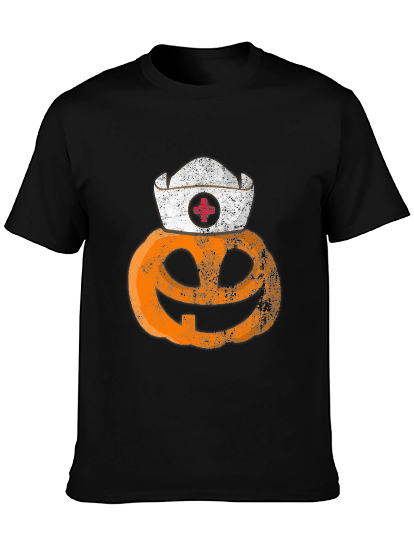 Halloween Nurse Pumpkin T-Shirt