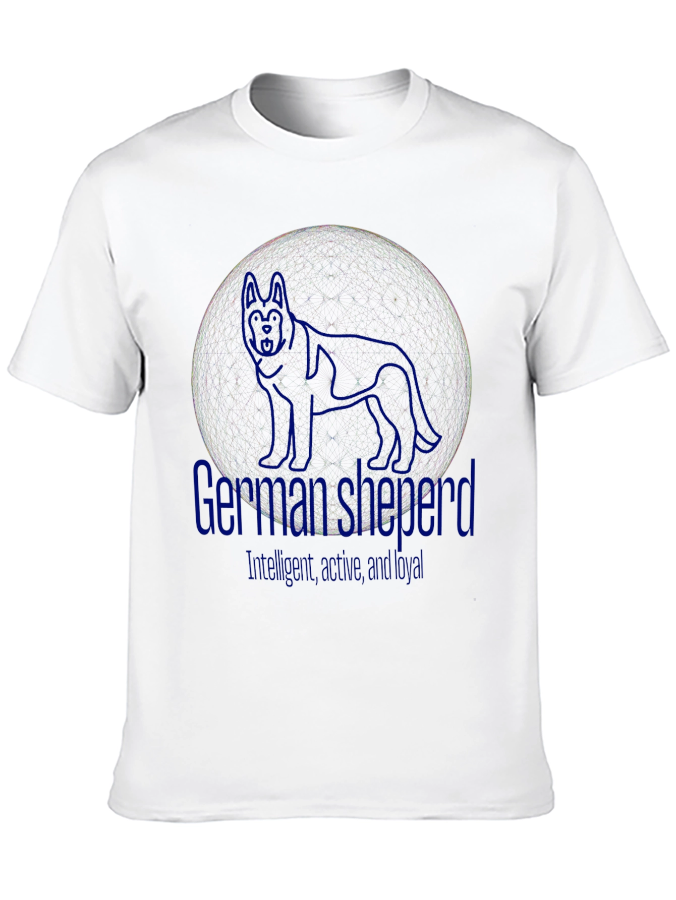German Shepherd Dog Graphic T-Shirt - Unique Design