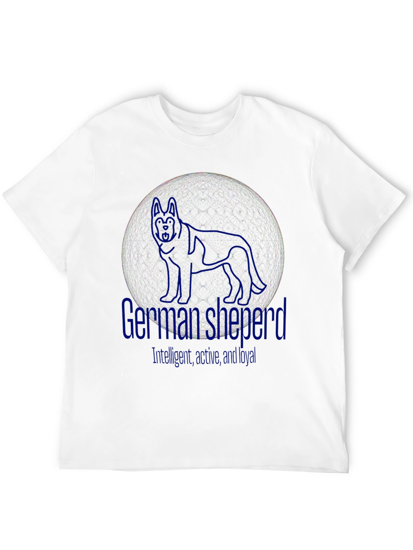 German Shepherd Dog Graphic T-Shirt - Unique Design
