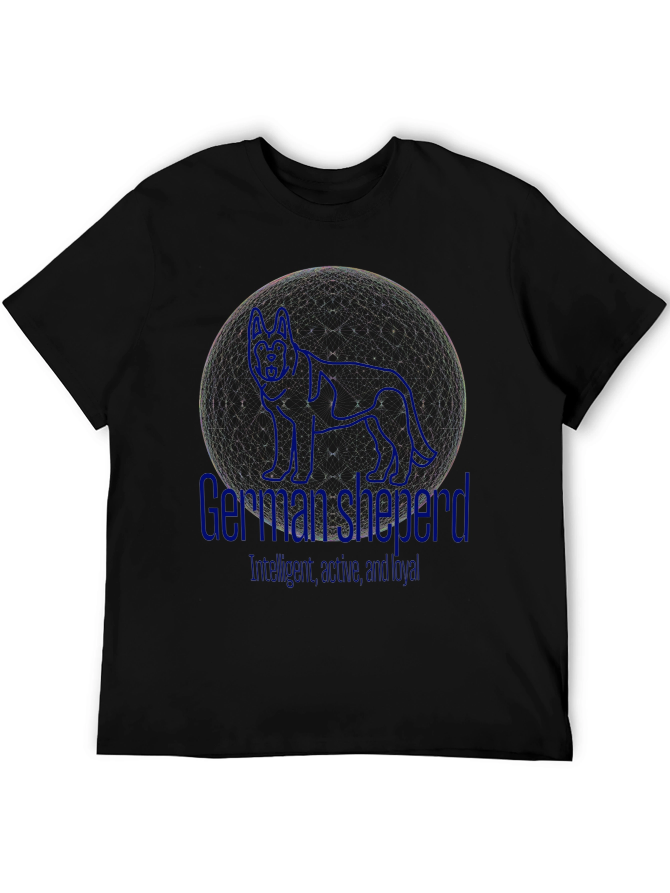 German Shepherd Dog Graphic T-Shirt - Unique Design