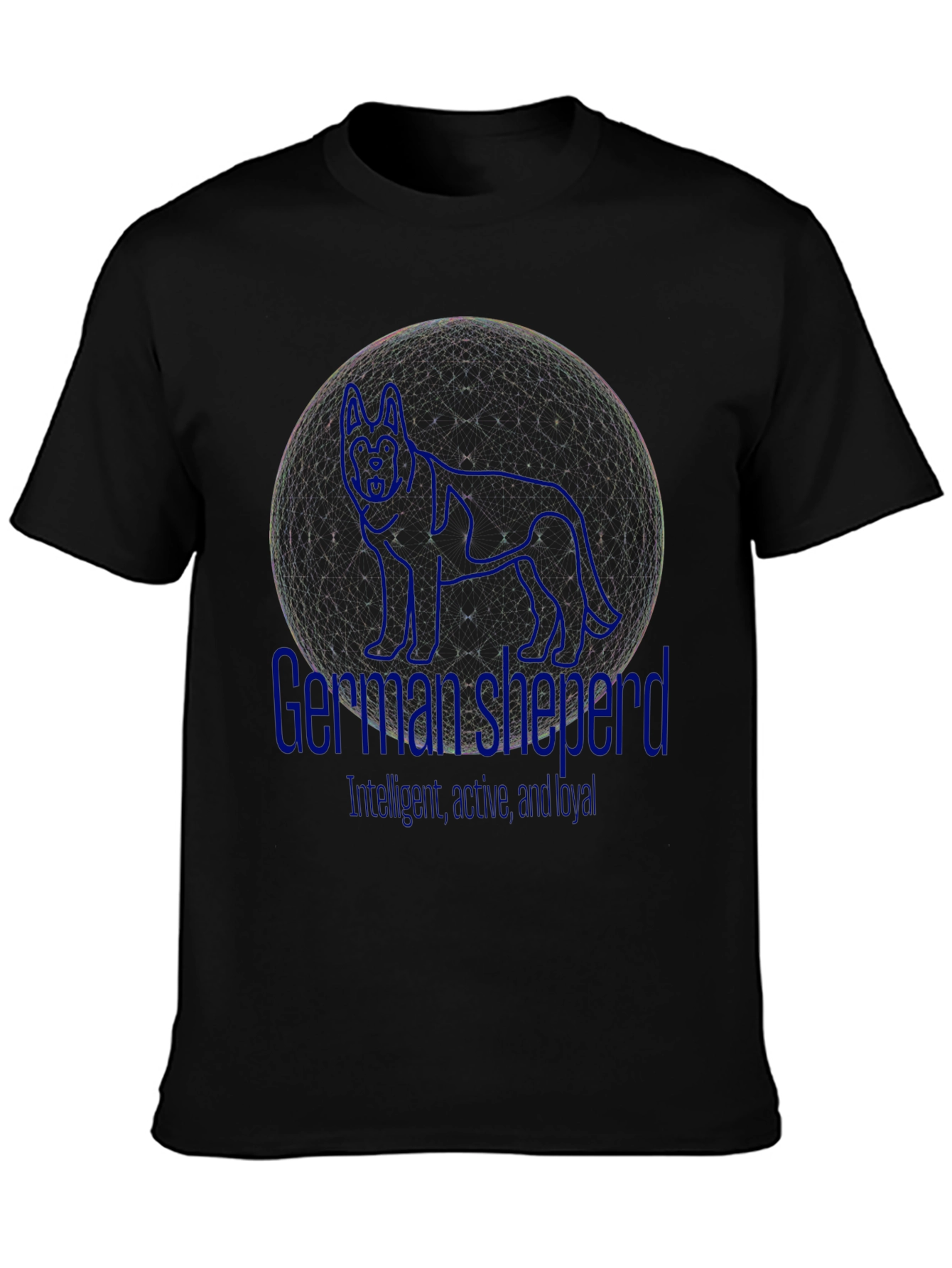 German Shepherd Dog Graphic T-Shirt - Unique Design
