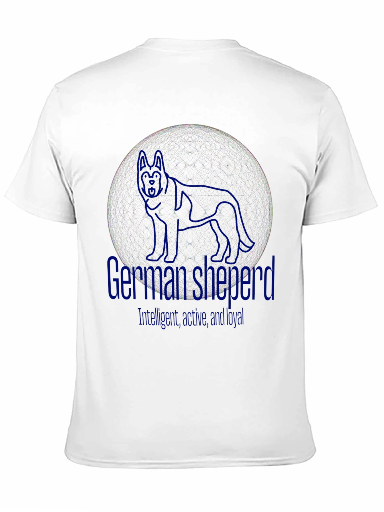 German Shepherd Dog Graphic T-Shirt - Unique Design